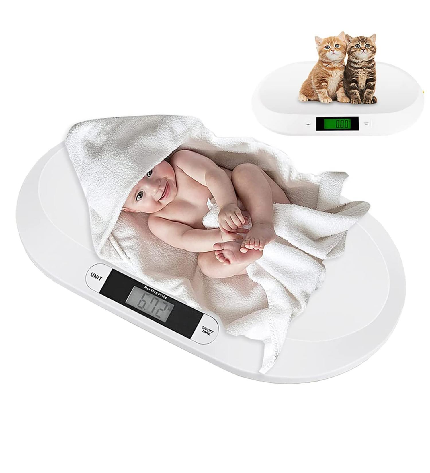 3-In-1 Digital Baby Scale Pet Scale Food Weight Mini Scale LCD Electronic Scales with Tape Measure Multi-Function Toddler Scale with Hold Function Infant Scale Measure Puppy/Cat/Dog Weight(Max:20kg) - Buy Online on GoSupps.com