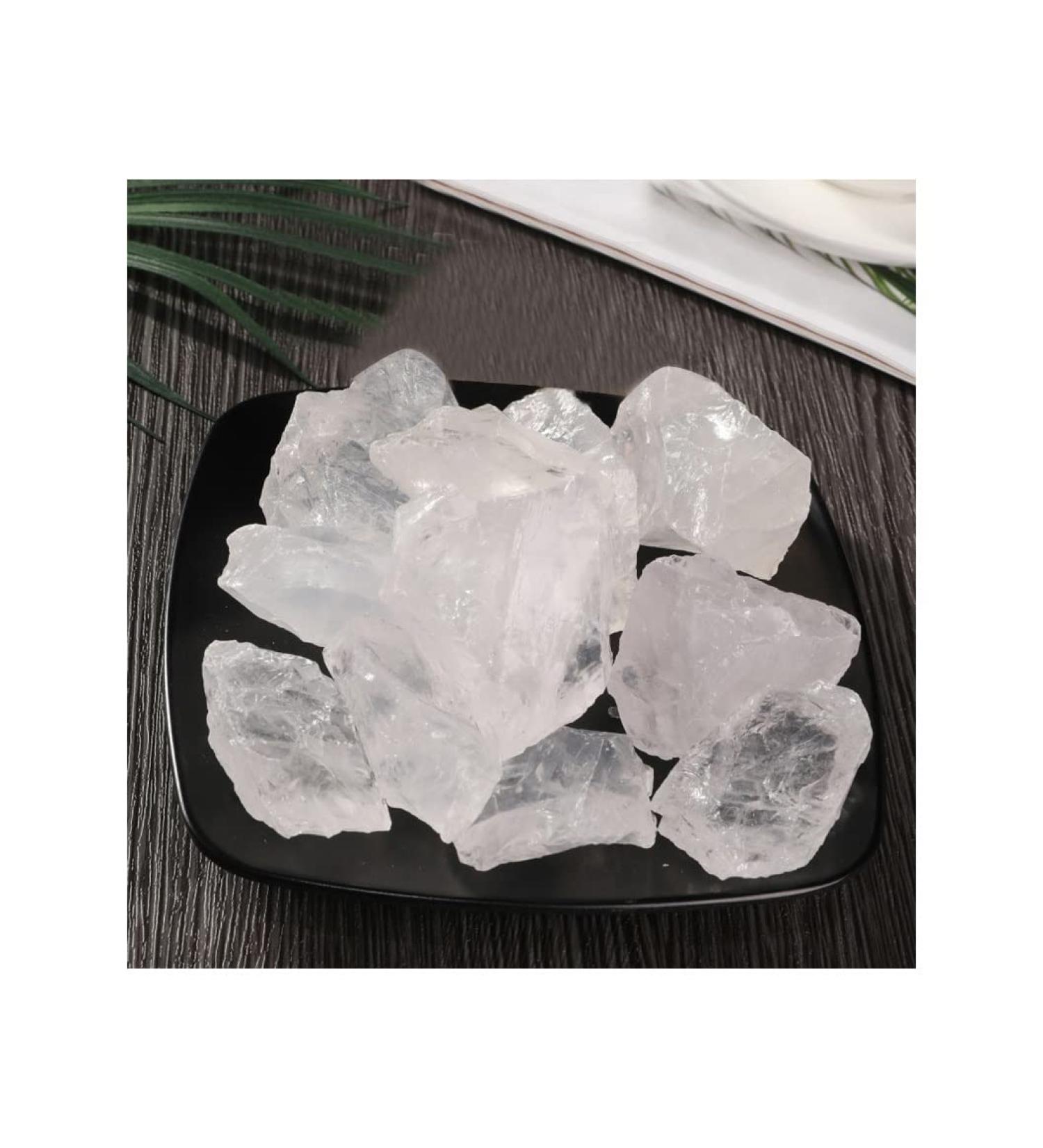 Clear Quartz Crystal Bulk Crystal Stones Natural Raw Stones for House Home Decoration Aquarium Ornaments Crystal (Size : 1-2cm 100g) - Buy Online on GoSupps.com