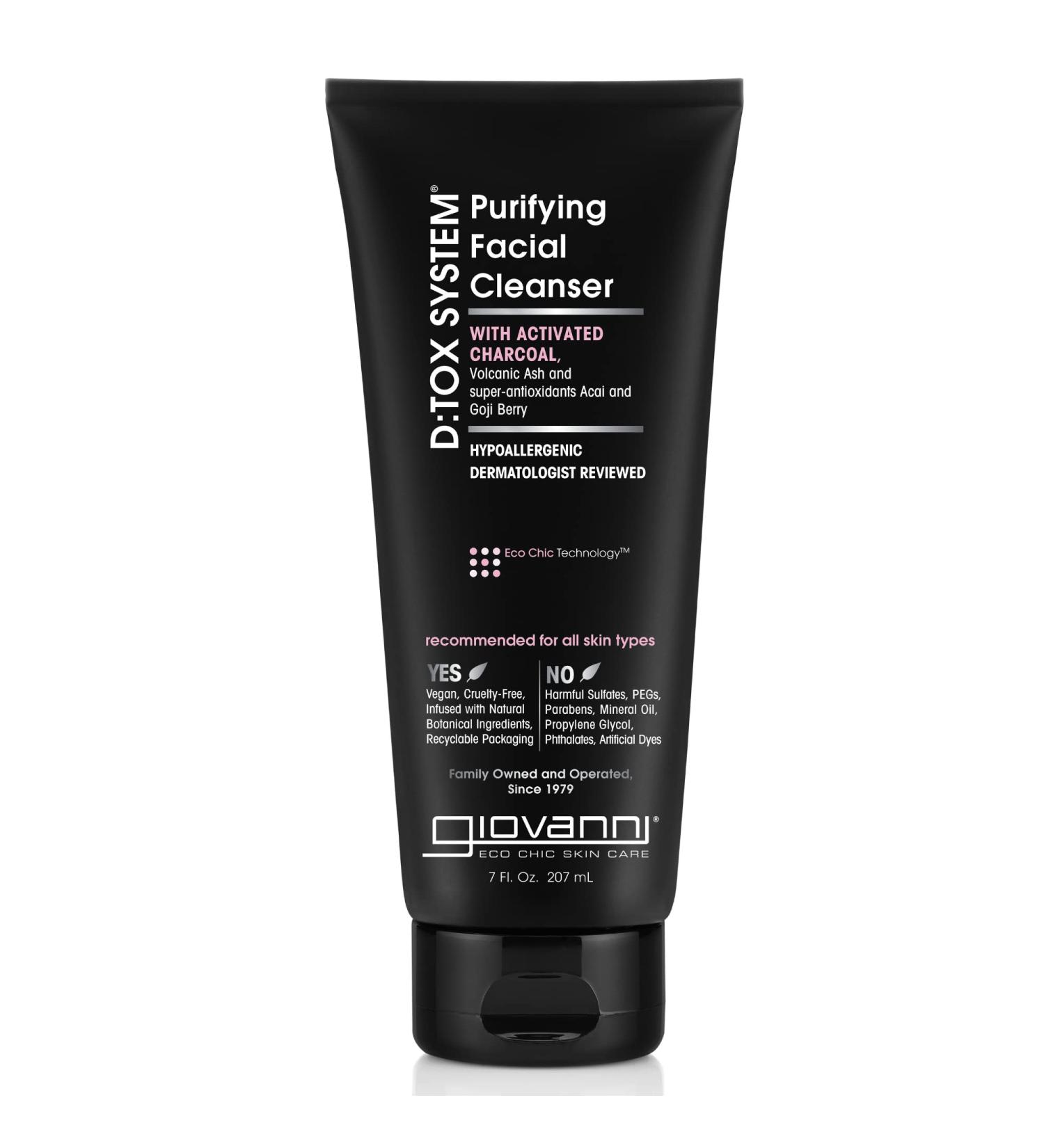 Giovanni D:Tox System Purifying Facial Cleanser 7 fl oz - Detoxify & Refresh Your Skin - Buy Online on GoSupps.com