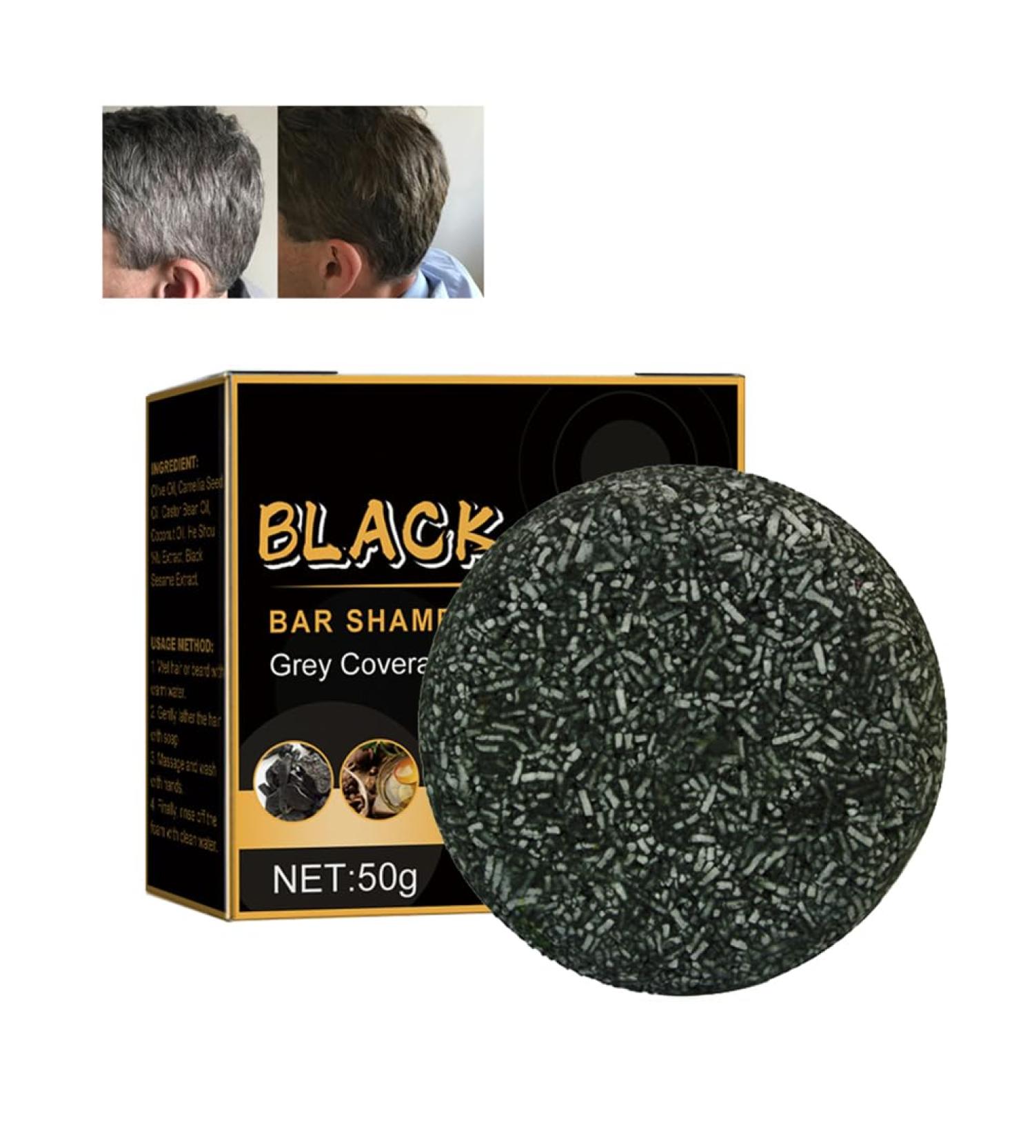 HADAVAKA Black Soap Dark Hair Softening And Strengthening Shampoo For Thicc Hair Gray Hair Coverage 3PCS - Buy Online on GoSupps.com