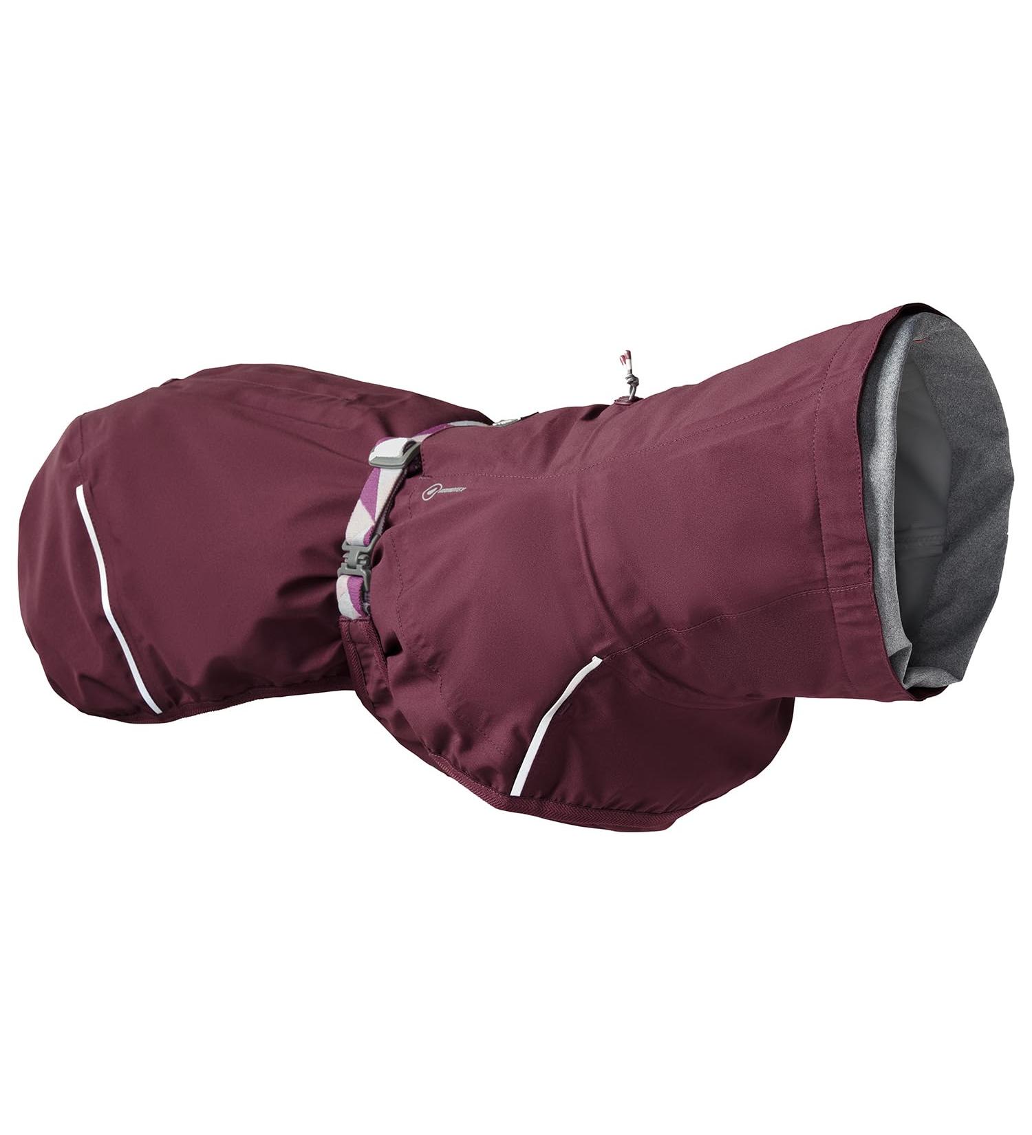 Mudventure Dog Coat - ECO Rain Jacket for Dogs (Eggplant Size 35) | Waterproof & Stylish Dog Apparel - Buy Online on GoSupps.com
