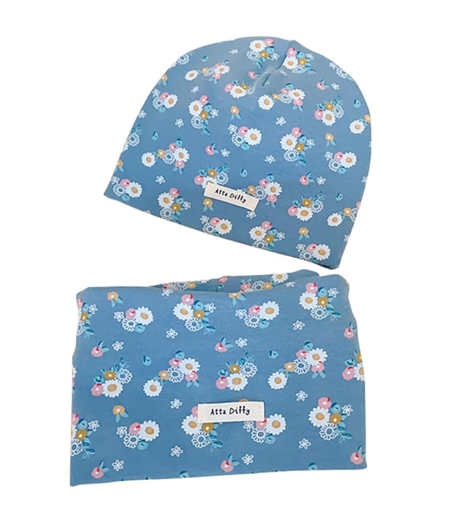 VUCDXOP Kids Cotton Hat Scarf Set - Beanie Hat + Tube Scarf Combo | Color#10 L (3-7 Years) - Buy Online on GoSupps.com