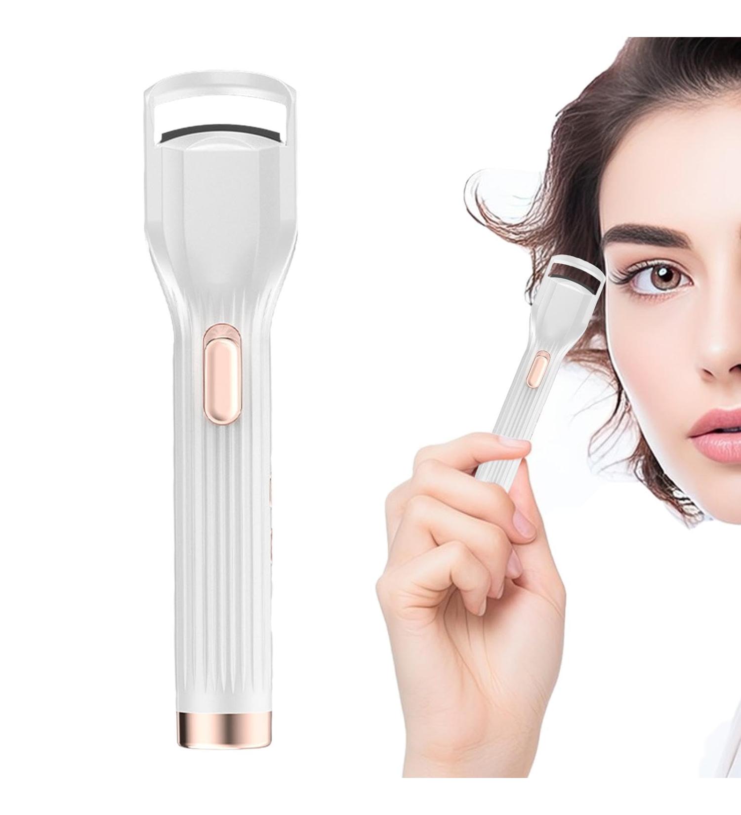 Eye Lash Curler USB | Quick Heat Electric Lash Styler Rechargeable | Lash Heating Makeup Tool for Performance Daily Commutes and Outgoing Without Fan - Buy Online on GoSupps.com