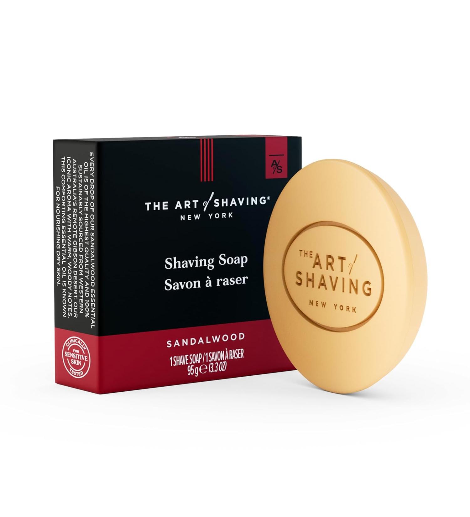 The Art of Shaving Sandalwood Shaving Soap Refill - 3.3 oz - Protects Against Irritation - Buy Online on GoSupps.com