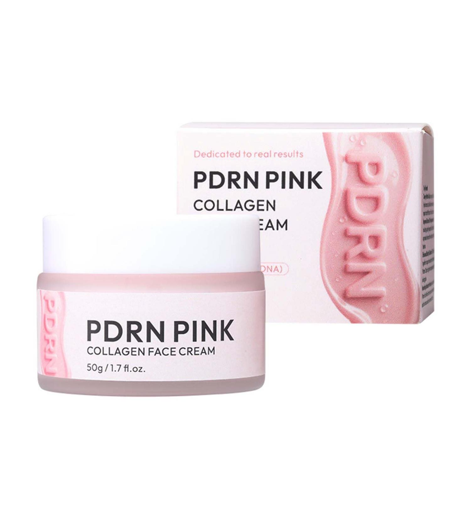 PDRN Collagen Peptides Moisturizer Cream Anti Aging Firming Lifting Reduce Wrinkles & Fine Lines Dark Spots Shrink Pores Enhance Youthful Radiance Non-Greasy 1.7oz face cream - Buy Online on GoSupps.com