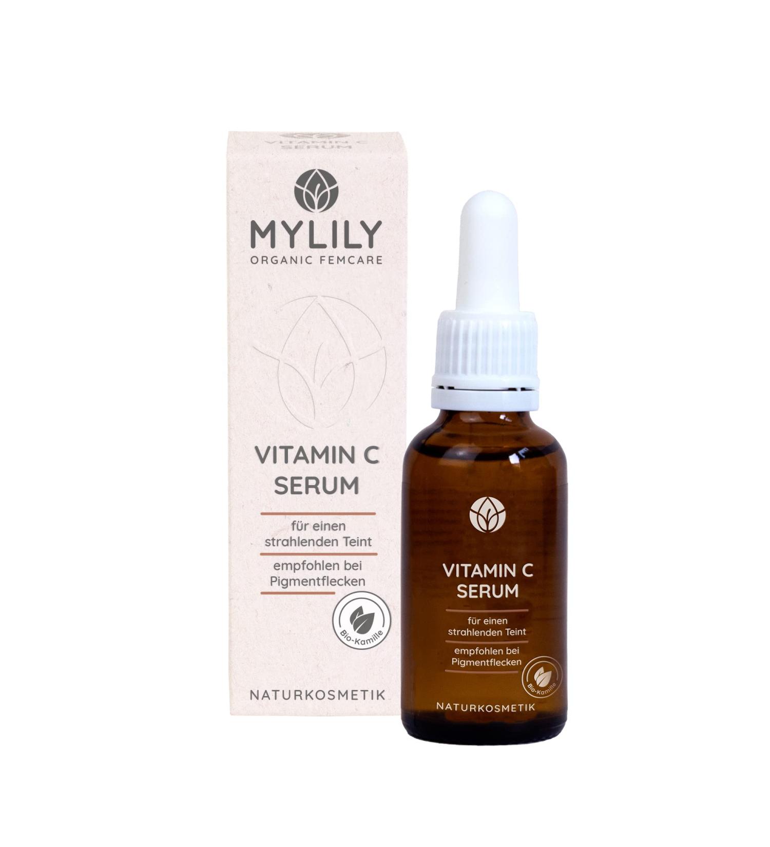  MYLILY MYLILY Vitamin C Serum | Natural & Vegan | 30ml Vitamin C Facial Treatment | Vitamin Serum for Blemishes and Skin Impurities | Suitable for Many Skin Types - Buy Online on GoSupps.com