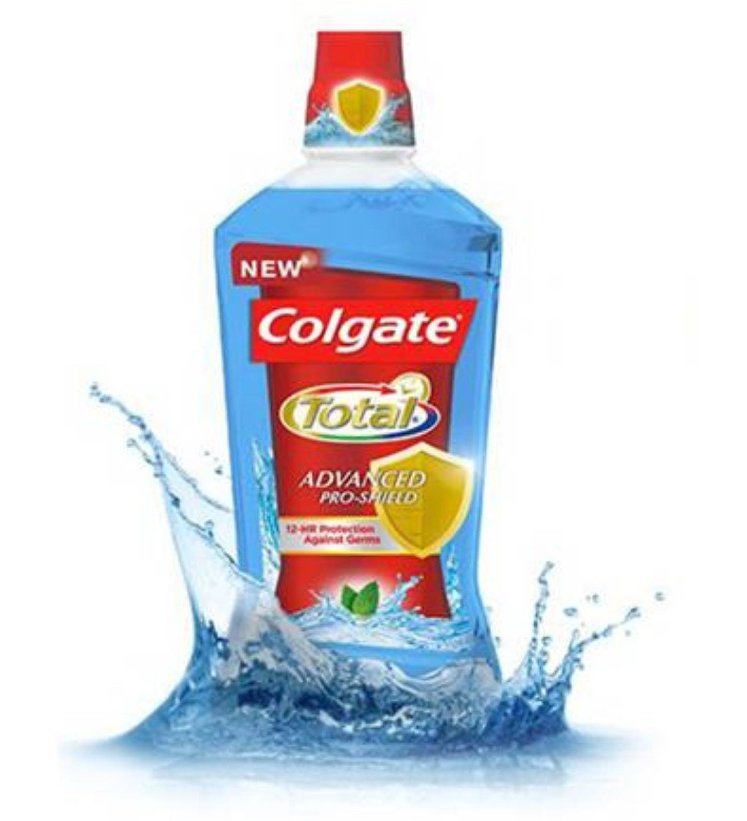 Colgate Advanced Pro-Shield Mouthwash Peppermint Blast 500 ml (Pack of 4)