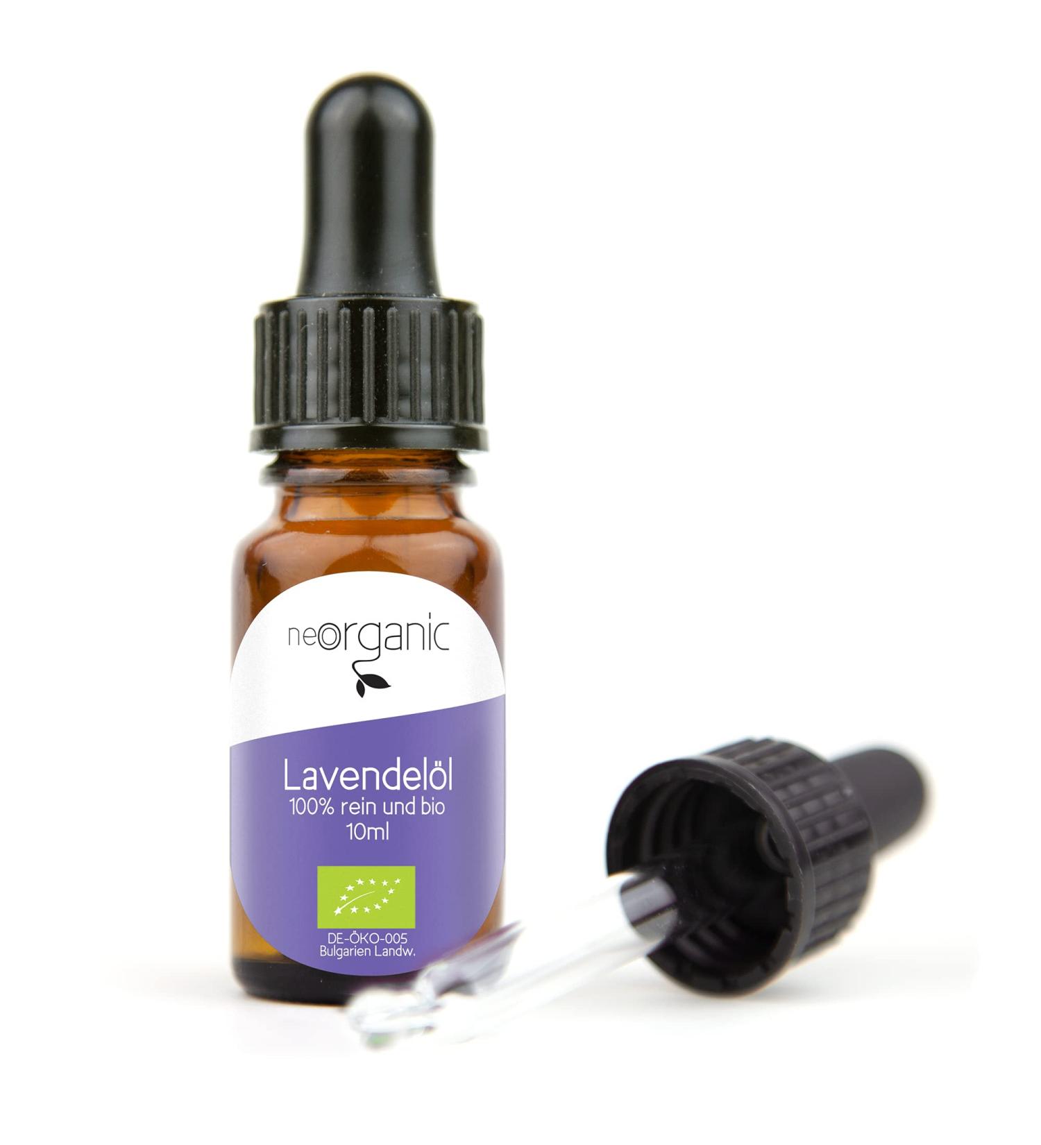 Buy Neoorganic Bio Lavender Oil 10ml - 100% Natural Organic Lavender for Sleep & Mood Enhancement - International Shipping Available - Buy Online on GoSupps.com