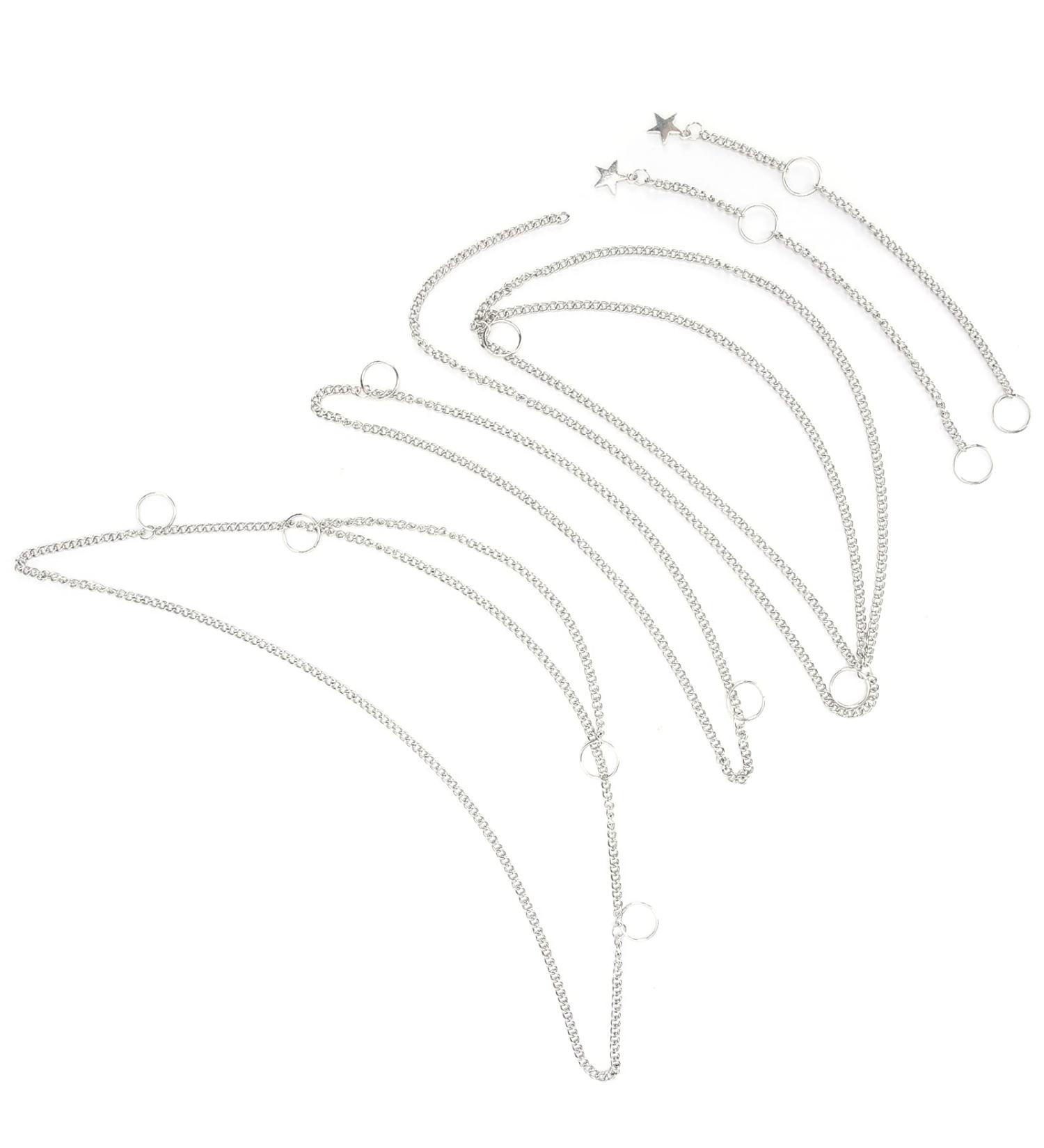 DIY Hair Braid Chain Durable Hair Braid Accessory Hair Braid Chain Fashionable for Parties and Wedding Dances Party - Buy Online on GoSupps.com