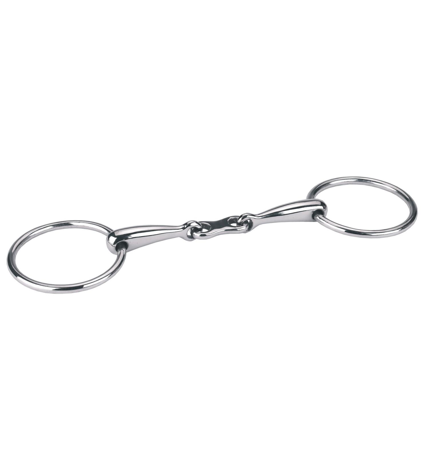 Kerbl 321732/1 Snaffle Bit double broken 12.5cm Width 12.5 cm