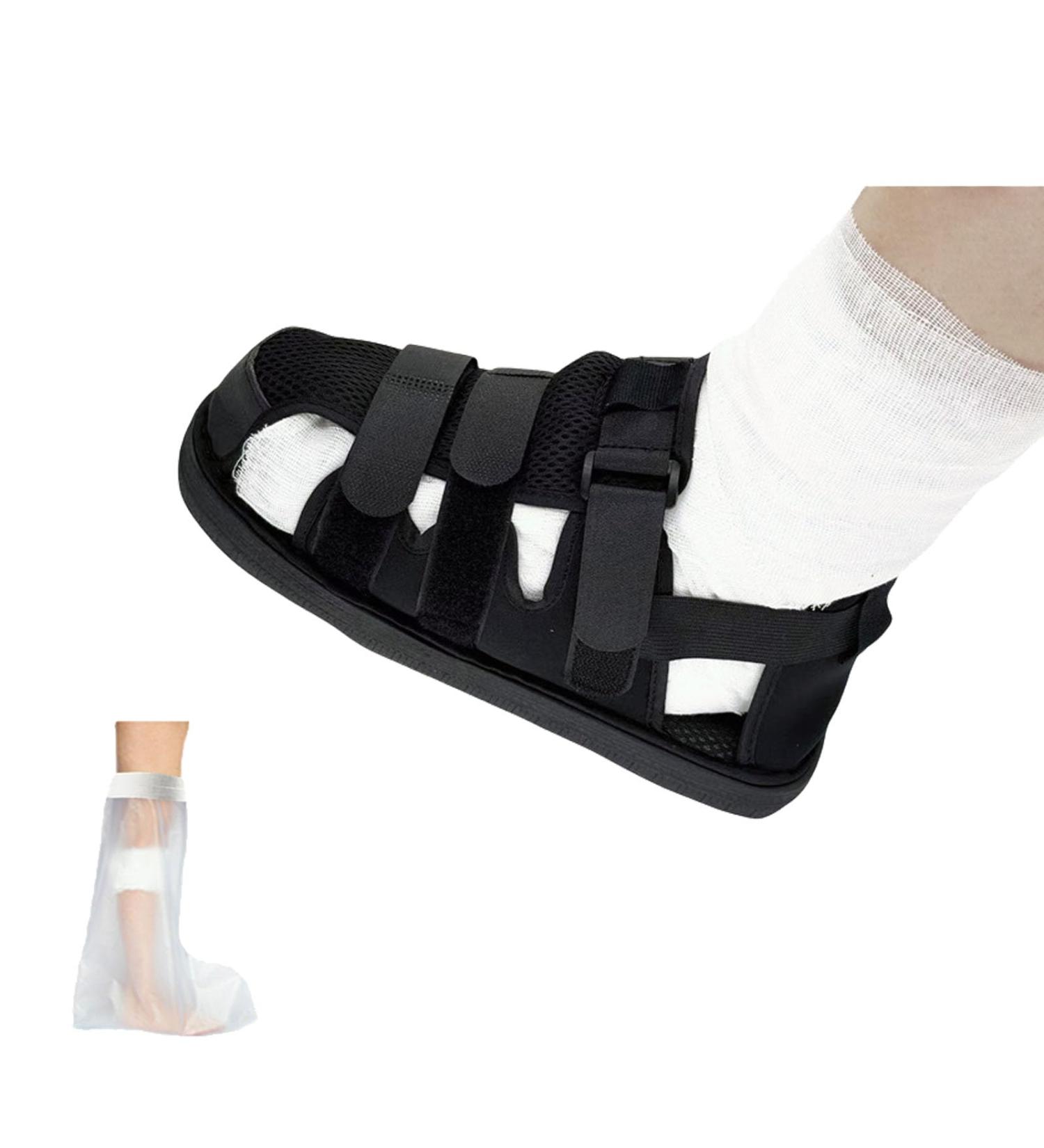 Post Op Shoe for Broken Foot | Adjustable Medical Walking Boots for Foot Injuries | Fracture & Orthopedic Rehabilitation Cast Shoes | X-Large Closed Toe - Buy Online on GoSupps.com