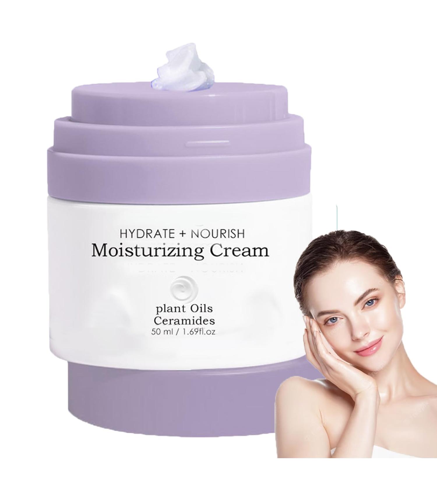 Vitamin E Anti-Aging Day Cream for Combination Skin - 50ml Purple | Hydrating and Nourishing Facial Moisturizer for Women - Buy Online on GoSupps.com