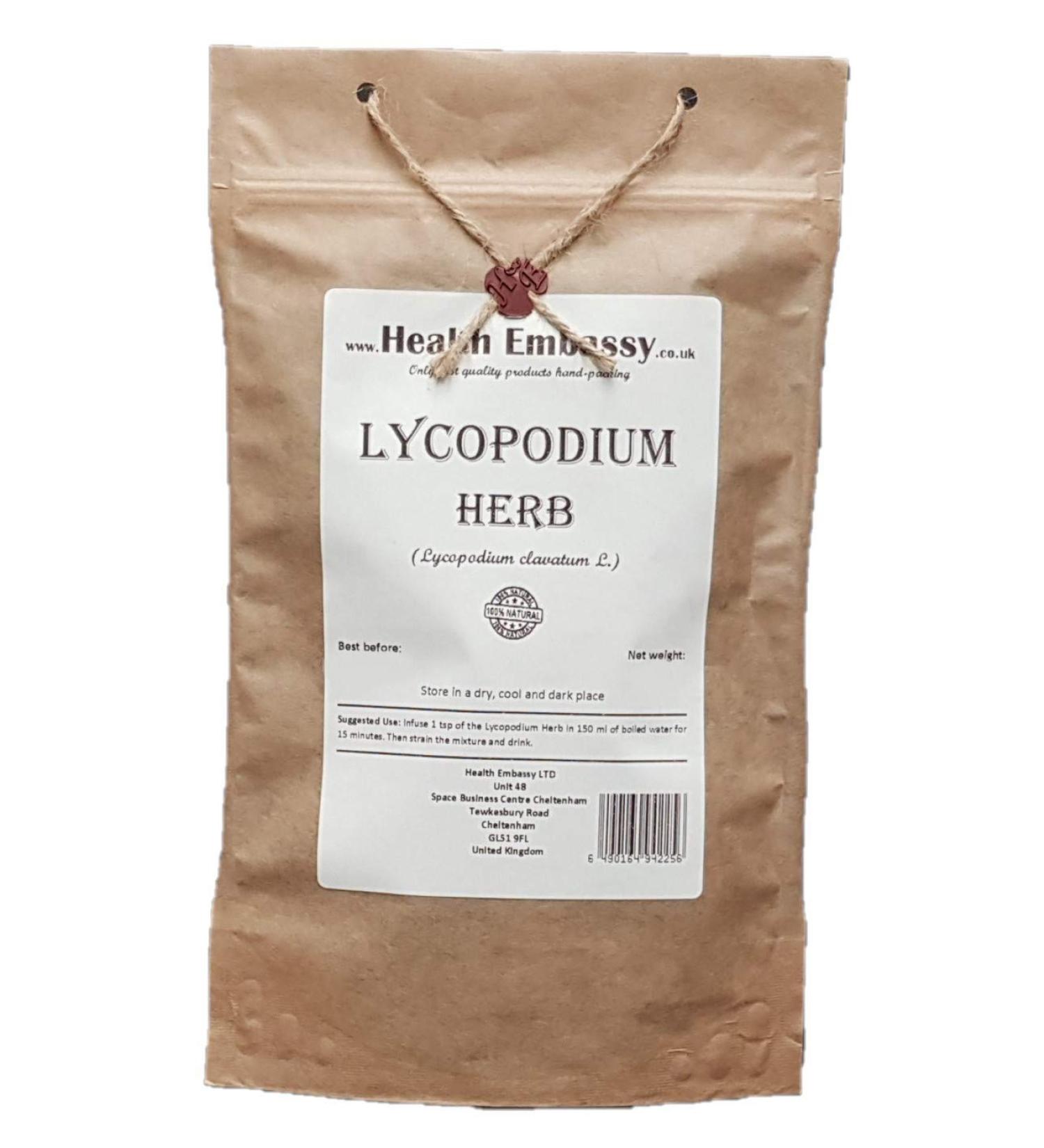 Lycopodium Herb Tea | Lycopodium Clavatum L | Lycopode Herbe Tisane | Health Embassy (100g) - Buy Online on GoSupps.com