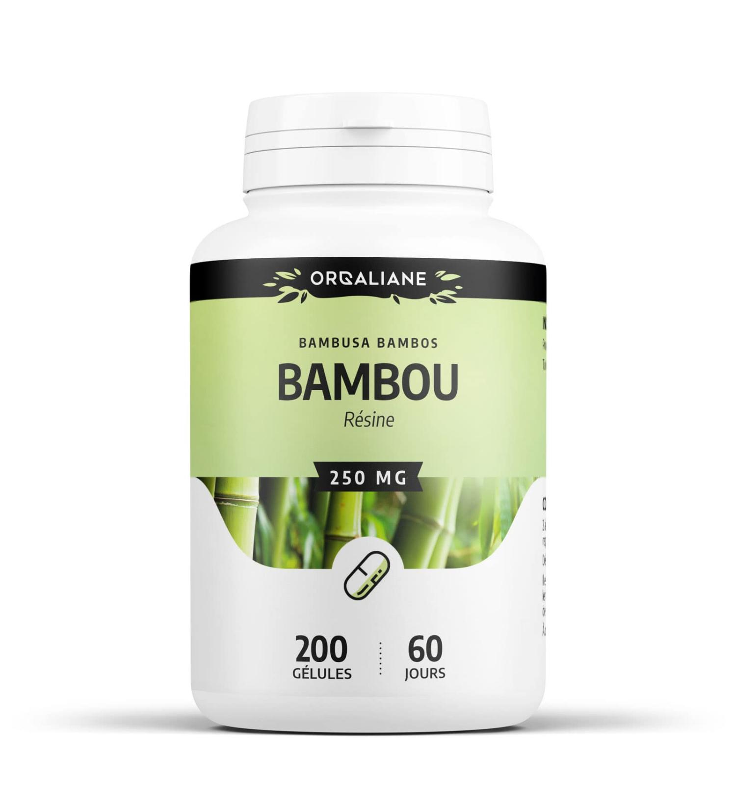 Bamboo Tabachir 250mg - 200 capsules - Buy Online on GoSupps.com