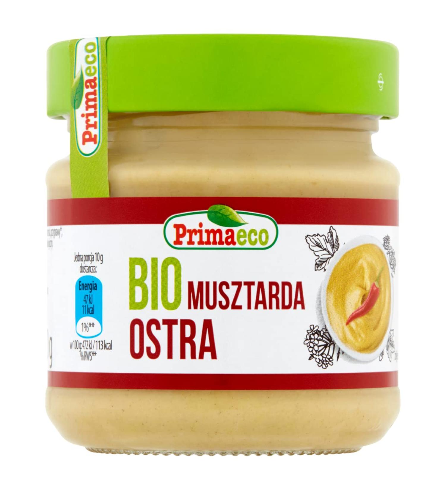 SHARPENED MUSTARD ORGANIC 170g - PRIMAECO