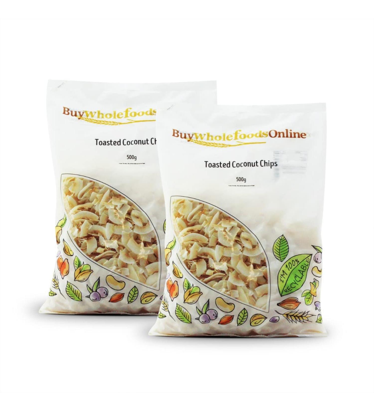 Coconut Chips Toasted 1kg (BWFO) 1 kg (Pack of 1)