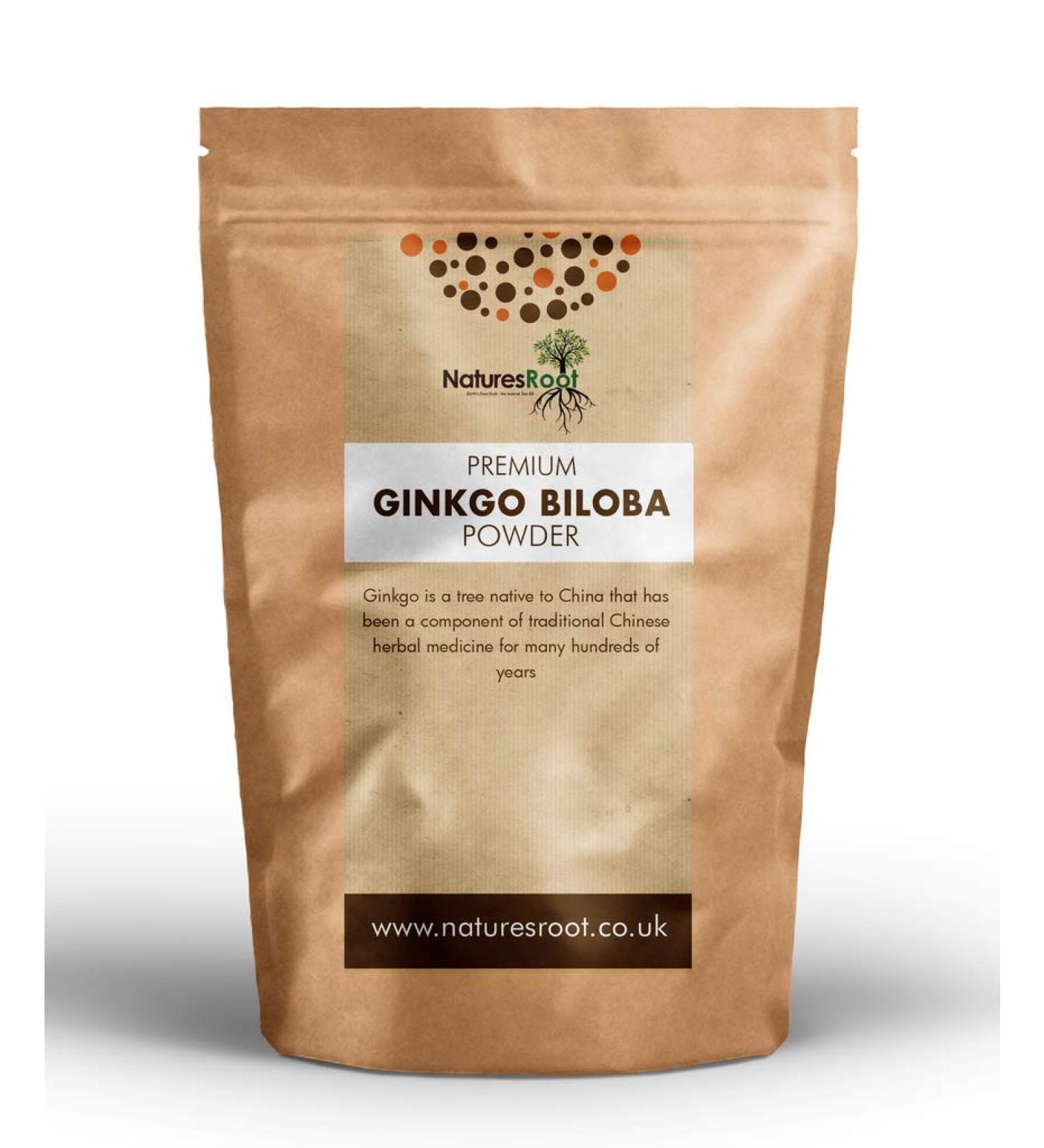 Nature s Root Ginkgo Biloba Leaf Powder 250g - Chinese Super Herb| Ginkgo Powder| Natural Antioxidant | Memory Booster 250 g (Pack of 1) - Buy Online on GoSupps.com