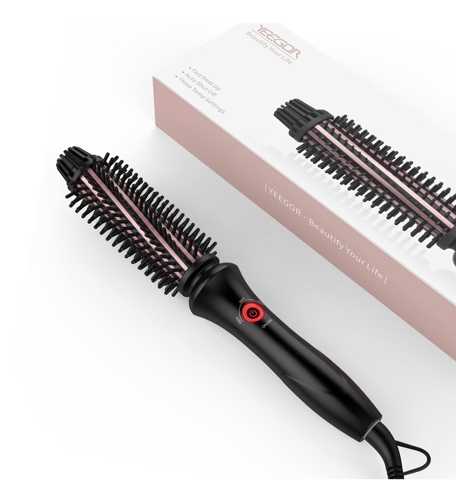 Travel curling brush cheap
