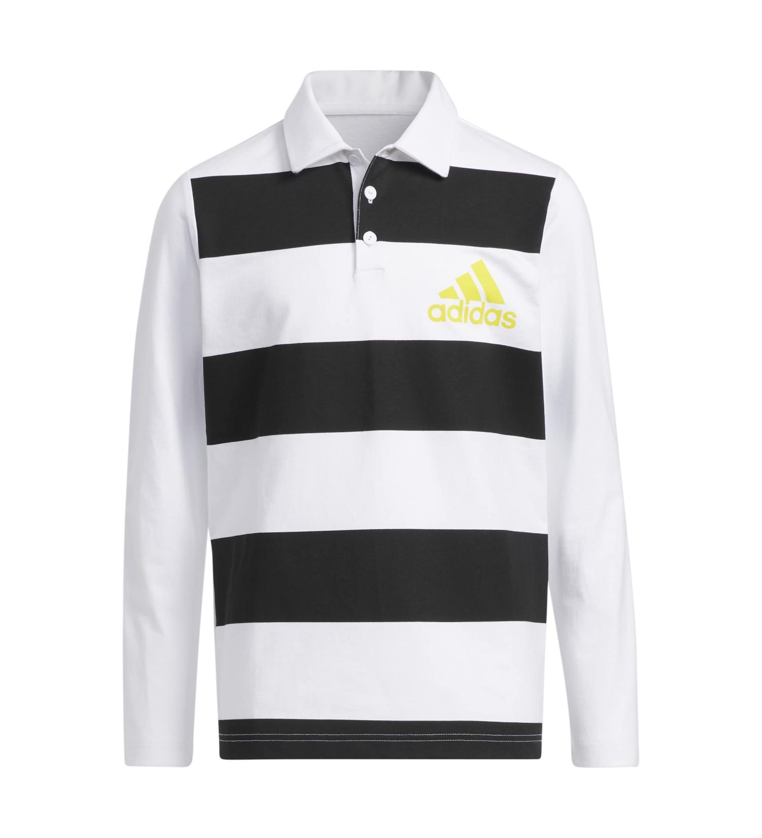 adidas Boys' B Rugby Polo - White, Size Medium - Buy Online on GoSupps.com