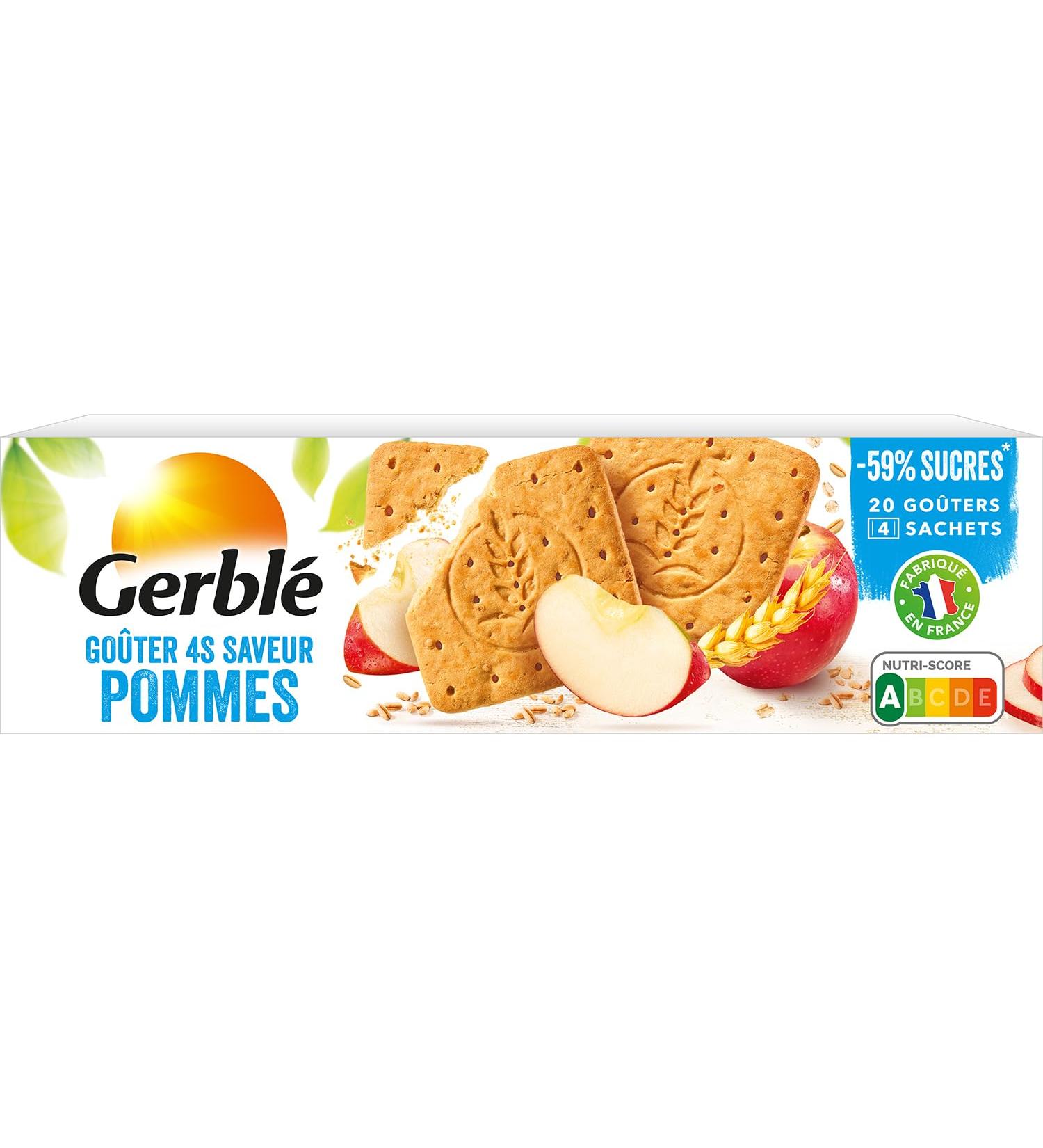 Gerbl Reduced Content 4S Apple Snack Low Sugar and Low Salt Biscuits 20 Biscuits 360 g 208295 - Buy Online on GoSupps.com