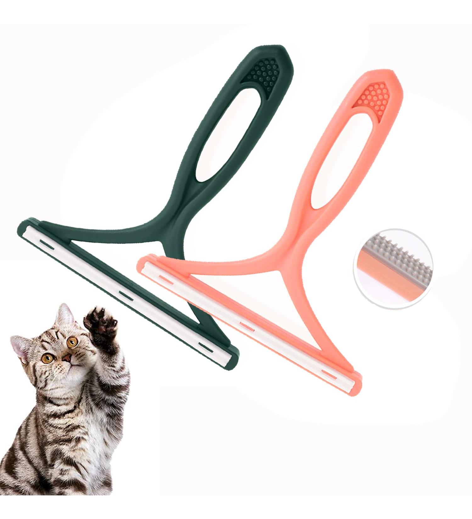Puppbudd Animal Hair Remover Lint Roll - Reusable Lint Brush for Dog & Cat Hair - Effective Pet Hair Roller for Furniture Bedding & Couch - Eco-Friendly Green & Pink - Buy Online on GoSupps.com