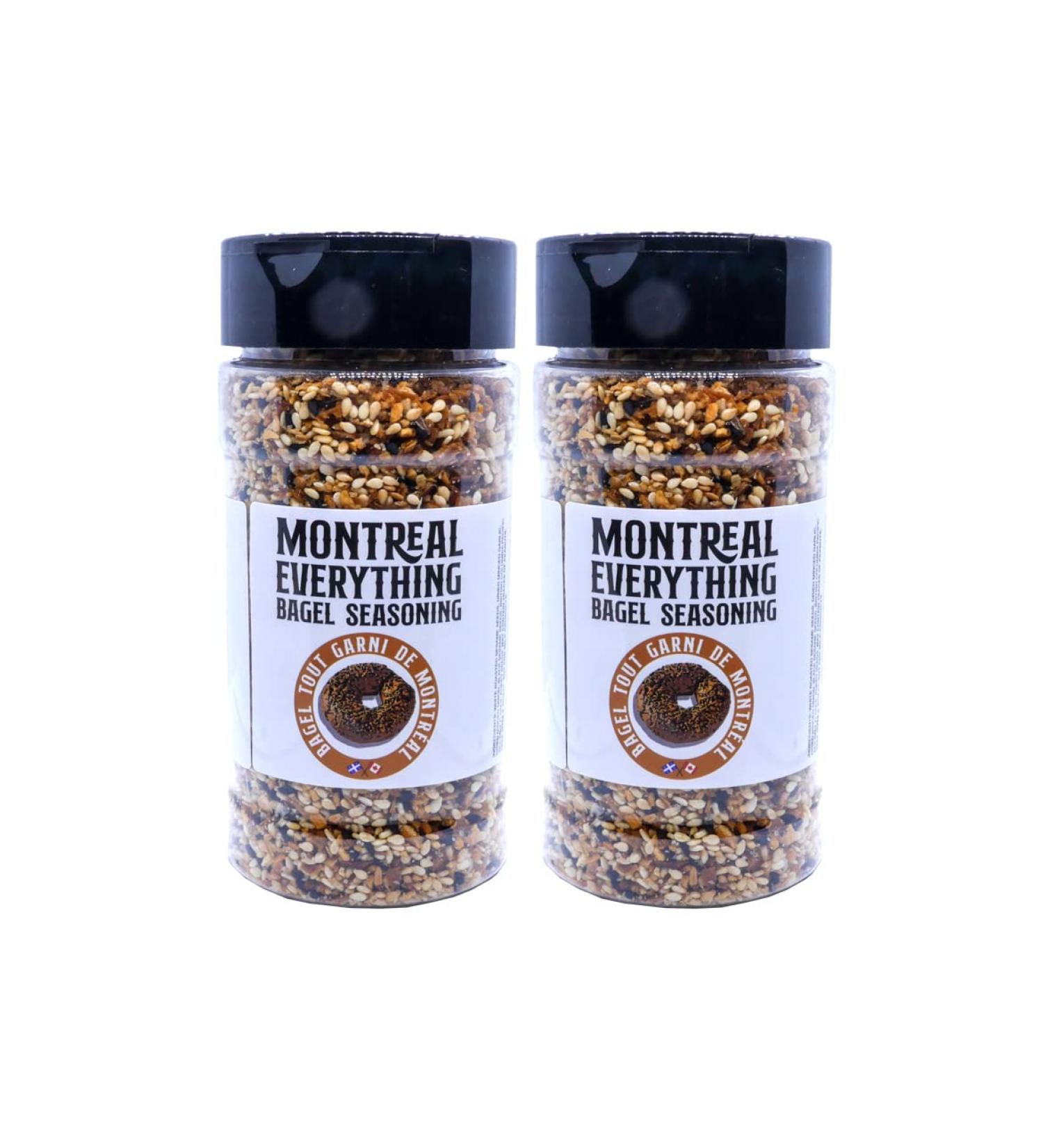 Montreal Everything Bagel Seasoning | Made with Canadian Ingredients Low Sodium Keto-Friendly (2-Pack) - Buy Online on GoSupps.com