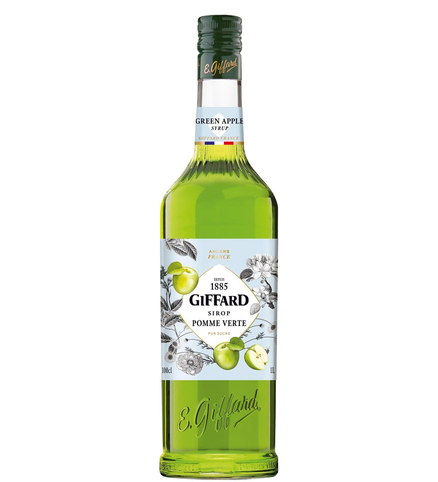 Giffard Green Apple (Pomme Verte Green Apple) Syrup 1 litre
