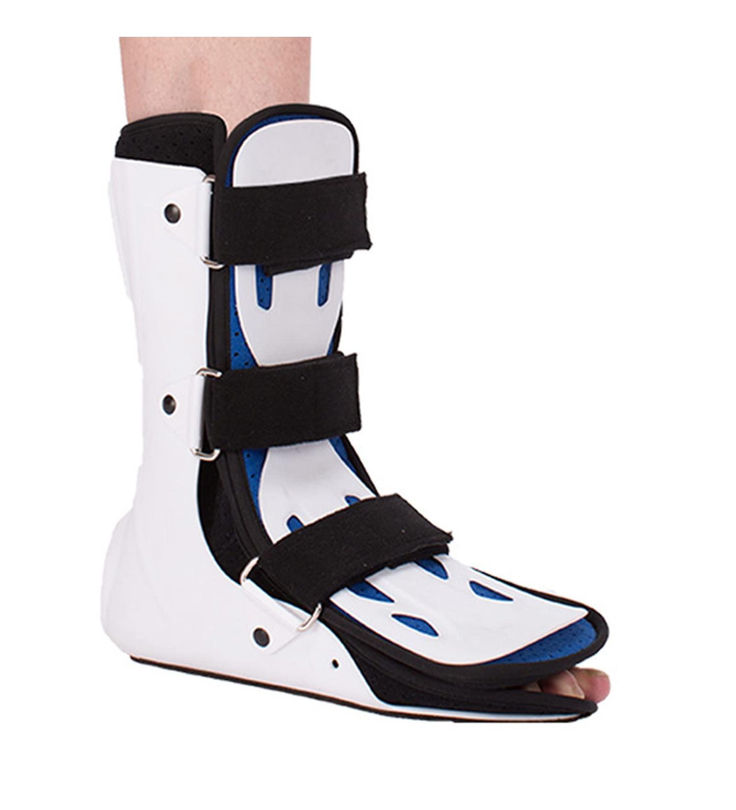 Adjustable Ankle Brace with Foot Drop Support - Breathable Splint for Right Foot | Protects Against Varus & Valgus Injuries - International Shipping Available - Buy Online on GoSupps.com