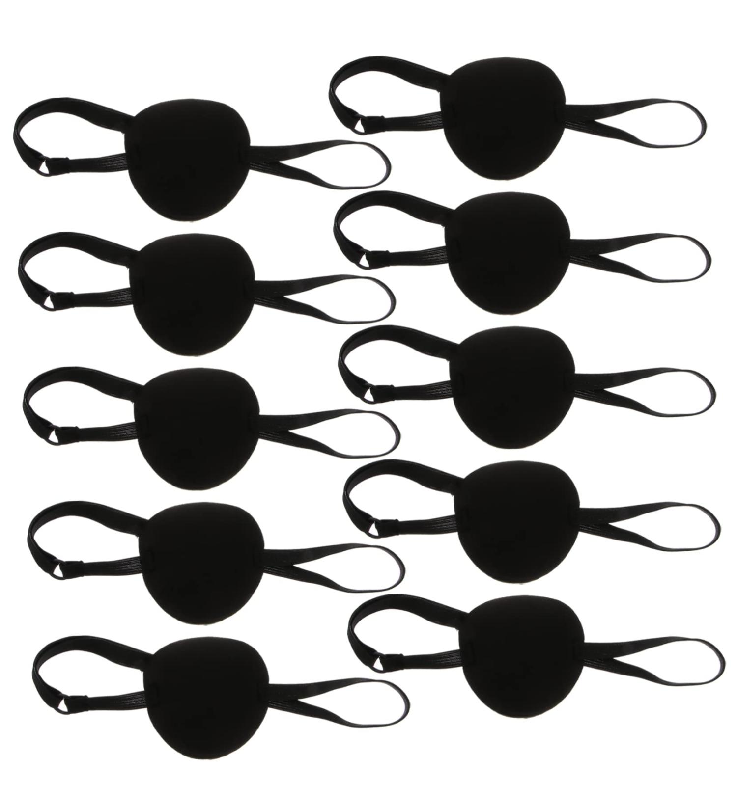 NOLITOY 10pcs Amblypia Eye Patch Black Pirate Eye Patches Adjustable Eye Patches for Adults Single Eye Patch - Buy Online on GoSupps.com