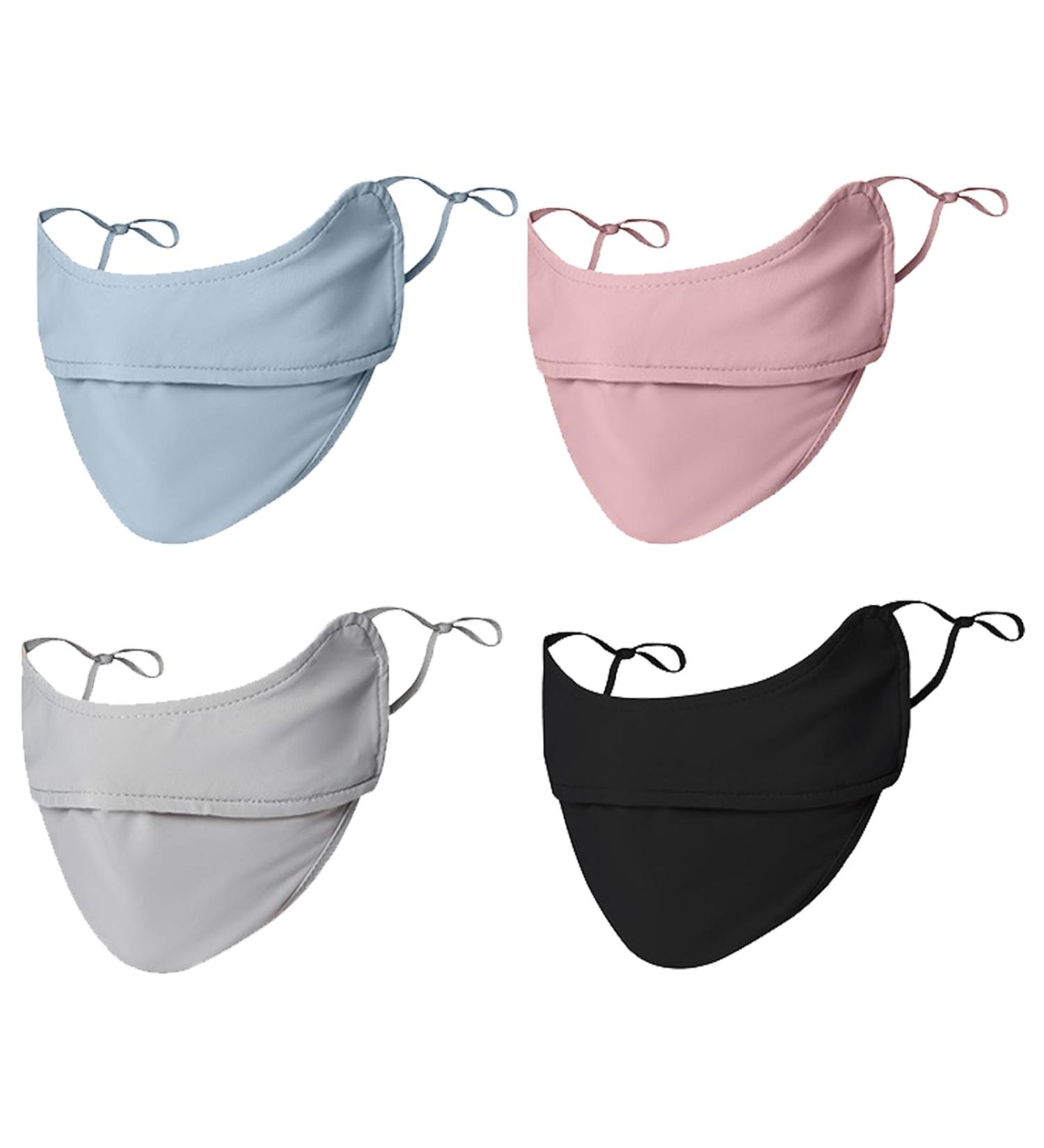 Washable and Breathable Face Mask Hyaluronic Acid Sun Protection Mask Golf Sun Cream Mask Sun Protection Gel Patch Mask Face UV Patch for Outdoor Use Face Mask for Sun Protection 4 Pieces - Buy Online on GoSupps.com