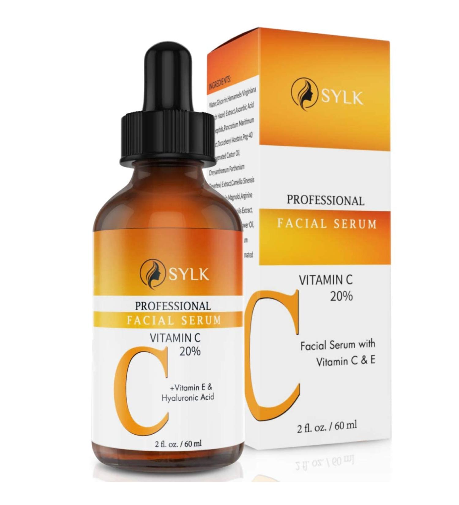 High Dose Vitamin C Serum with Hyaluronic Acid & Vitamin E | Brightening Face Serum for Microneedling | Targets Pimples & Pigment Spots | 60 ml - Buy Online on GoSupps.com
