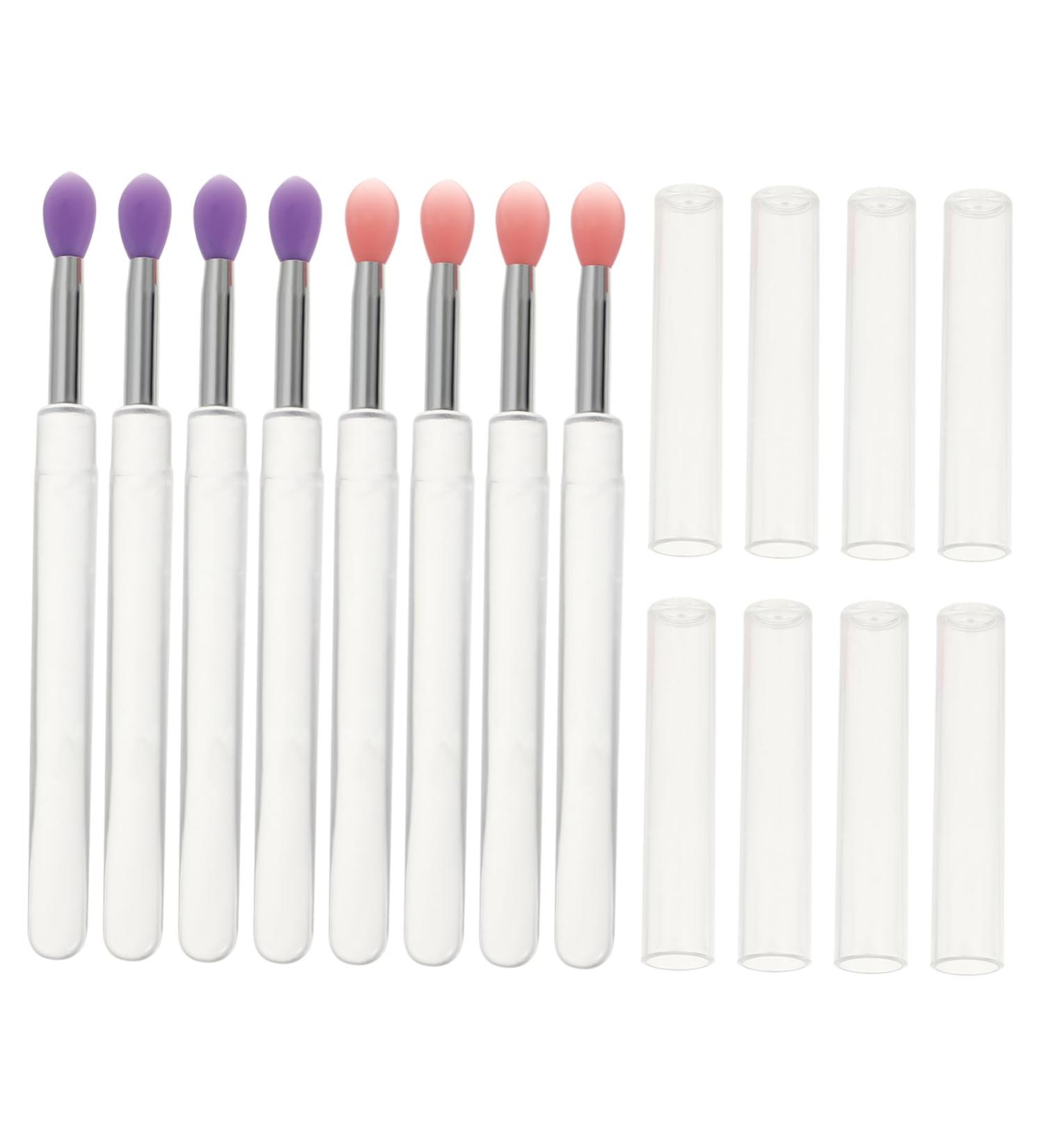 24 Pcs Silicone Makeup Brush Set - Lip Brush Eyeshadow Applicator & Lip Mask Tool for Flawless Application - Buy Online on GoSupps.com