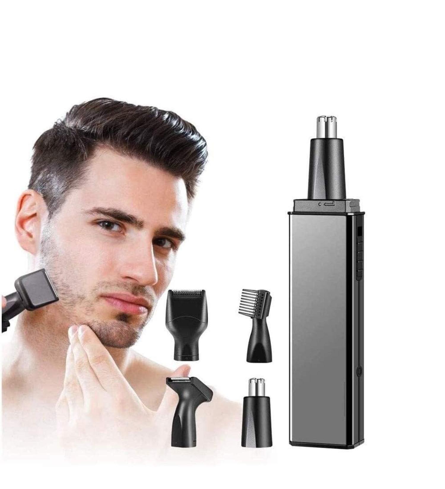 Buy Ear and Nose Hair Trimmer for Men & Women - 4 in 1 Electric Eyebrow Trimmer & Waterproof Facial Hair Remover - Buy Online on GoSupps.com