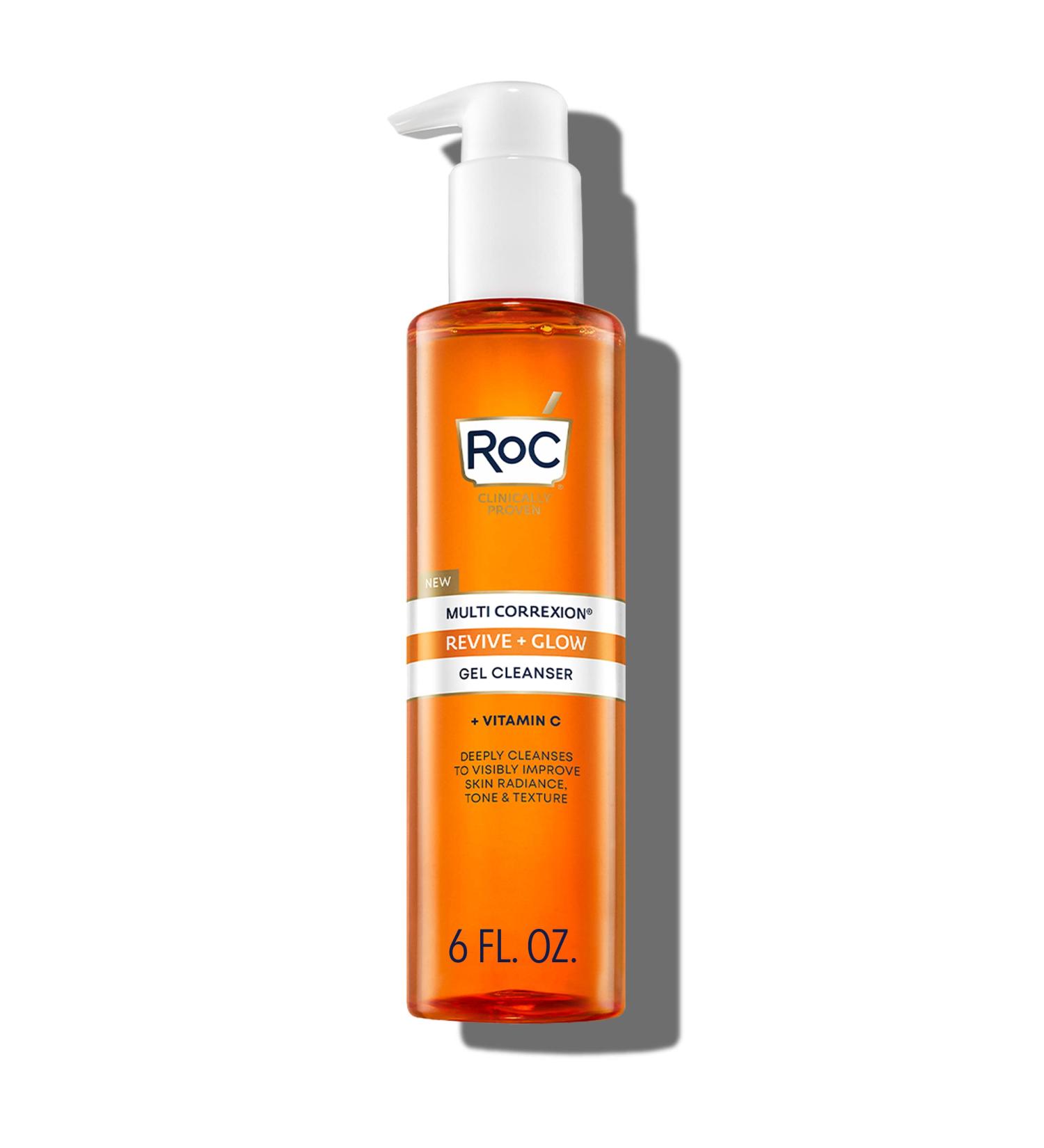 RoC Multi Correxion Revive & Glow Gel Cleanser with Vitamin C - 6 fl oz (177 ml) - Buy Online on GoSupps.com
