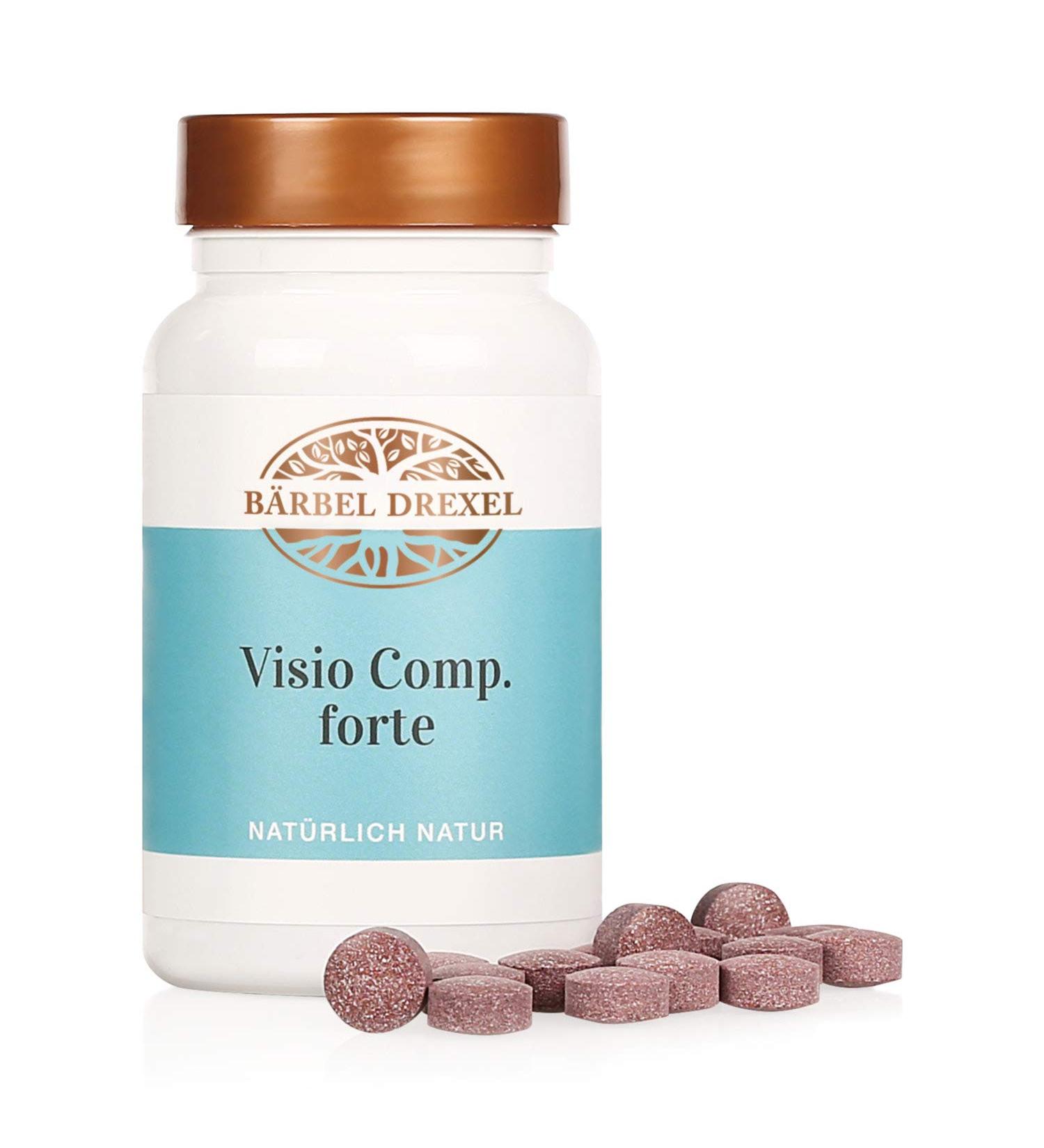 B rbel Drexel Visio Comp.Forte Tablets - 152 pcs Eye Vitamins with Lutein Zeaxanthin & Blueberry Extract | Enhance Eyesight & Circulation | 100% Made in Germany - Buy Online on GoSupps.com