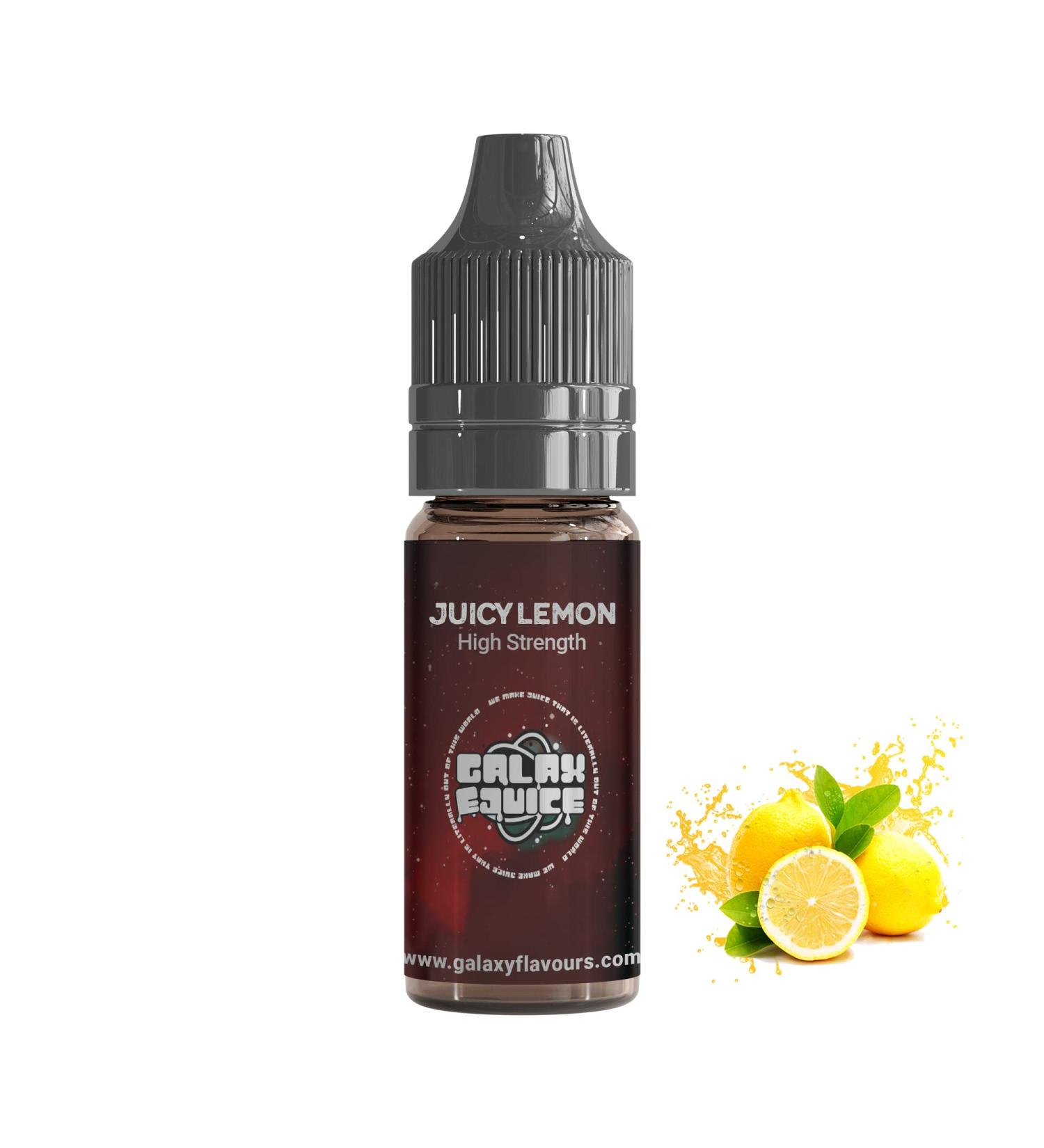 Juicy Lemon High Strength Flavouring - Galaxy Food Flavours - 10ml Bottle - Buy Online on GoSupps.com