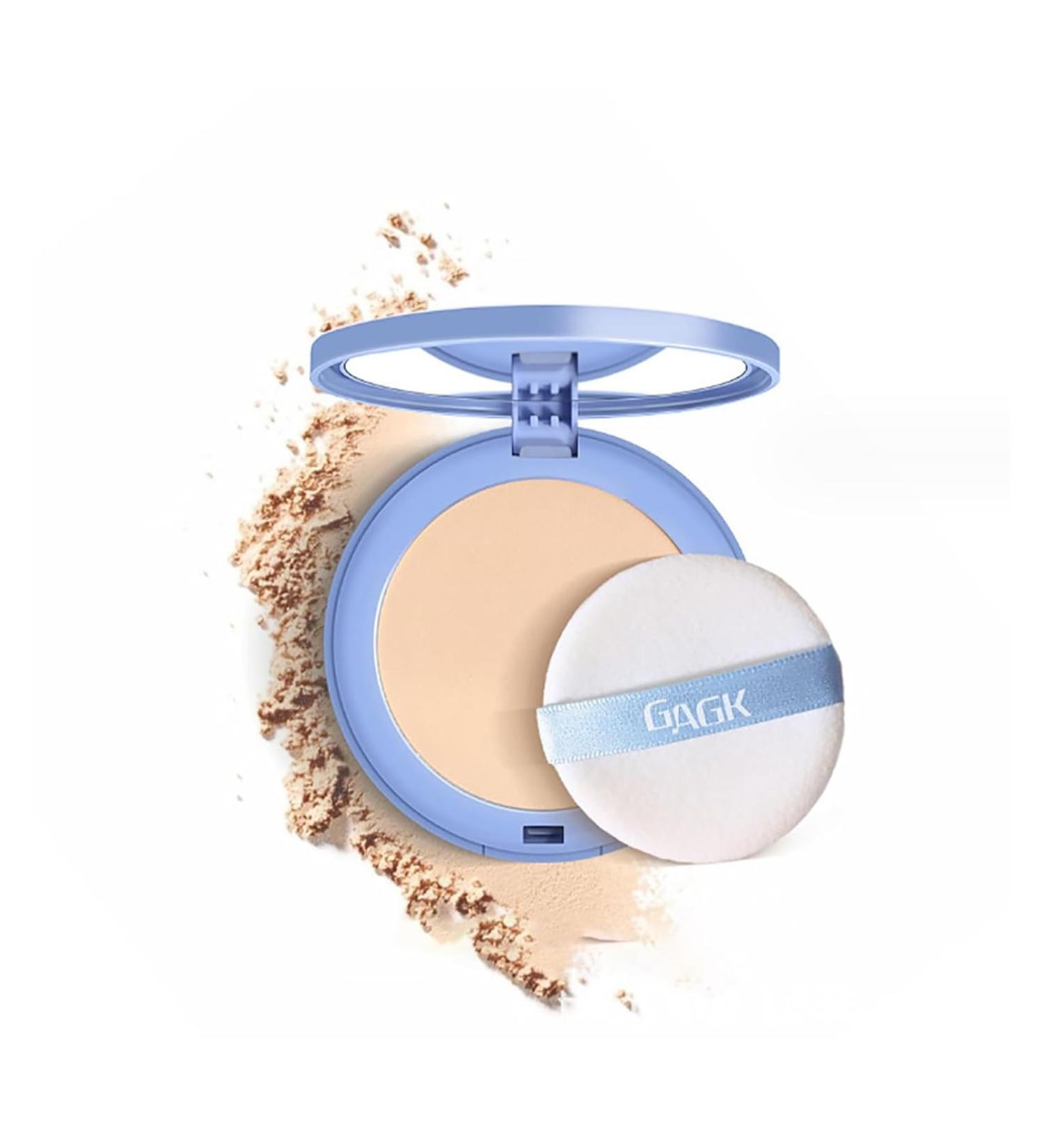 GAGK Matte Perfection Pressed Powder Oil Control Face Pressed Powder Waterproof Long Lasting Finishing Powder (#01 CLASSIC IVORY) - Buy Online on GoSupps.com