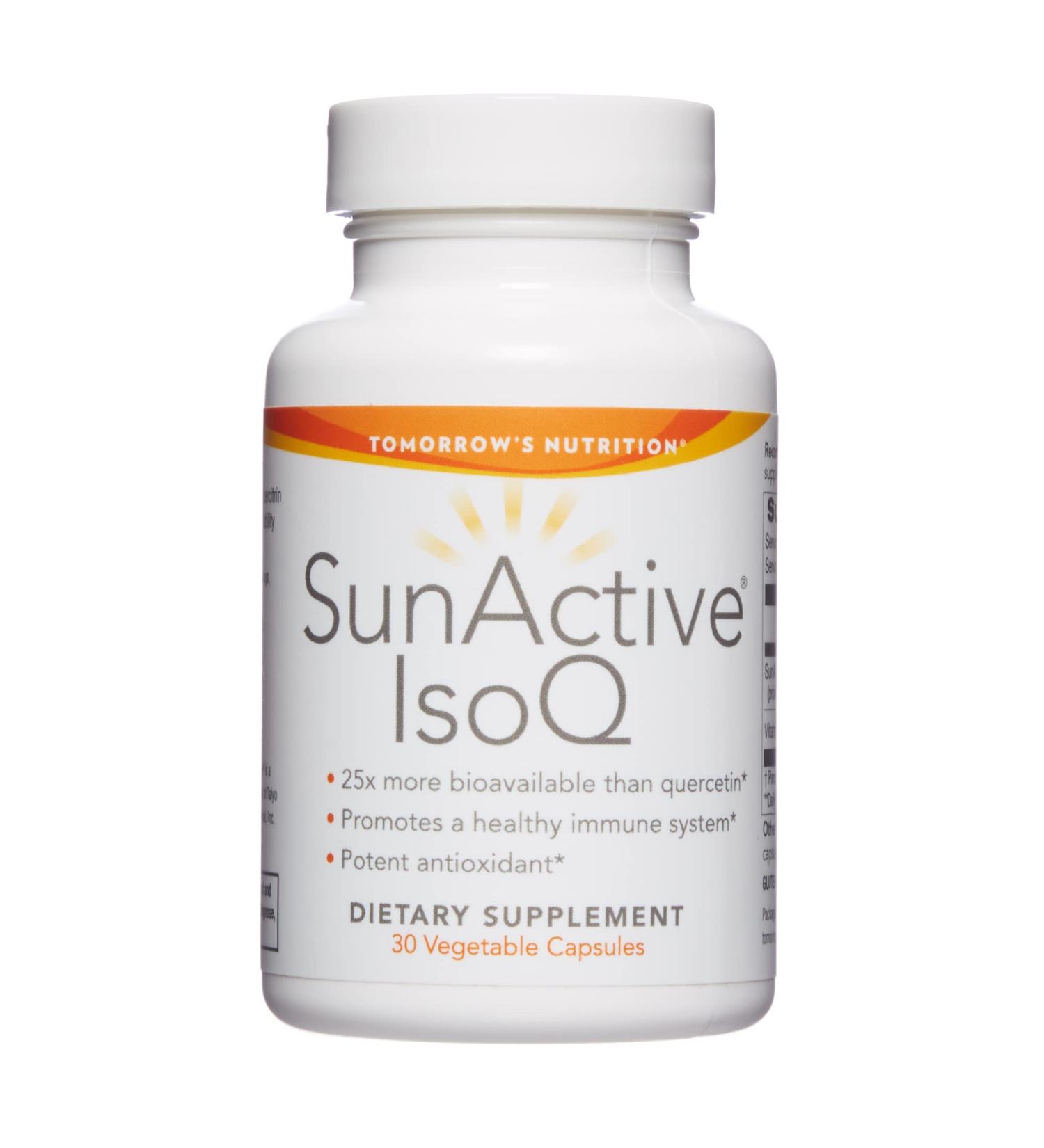 Tomorrow's Nutrition SunActive IsoQ - 25x More Bioavailable Quercetin Supplement - Buy Online on GoSupps.com