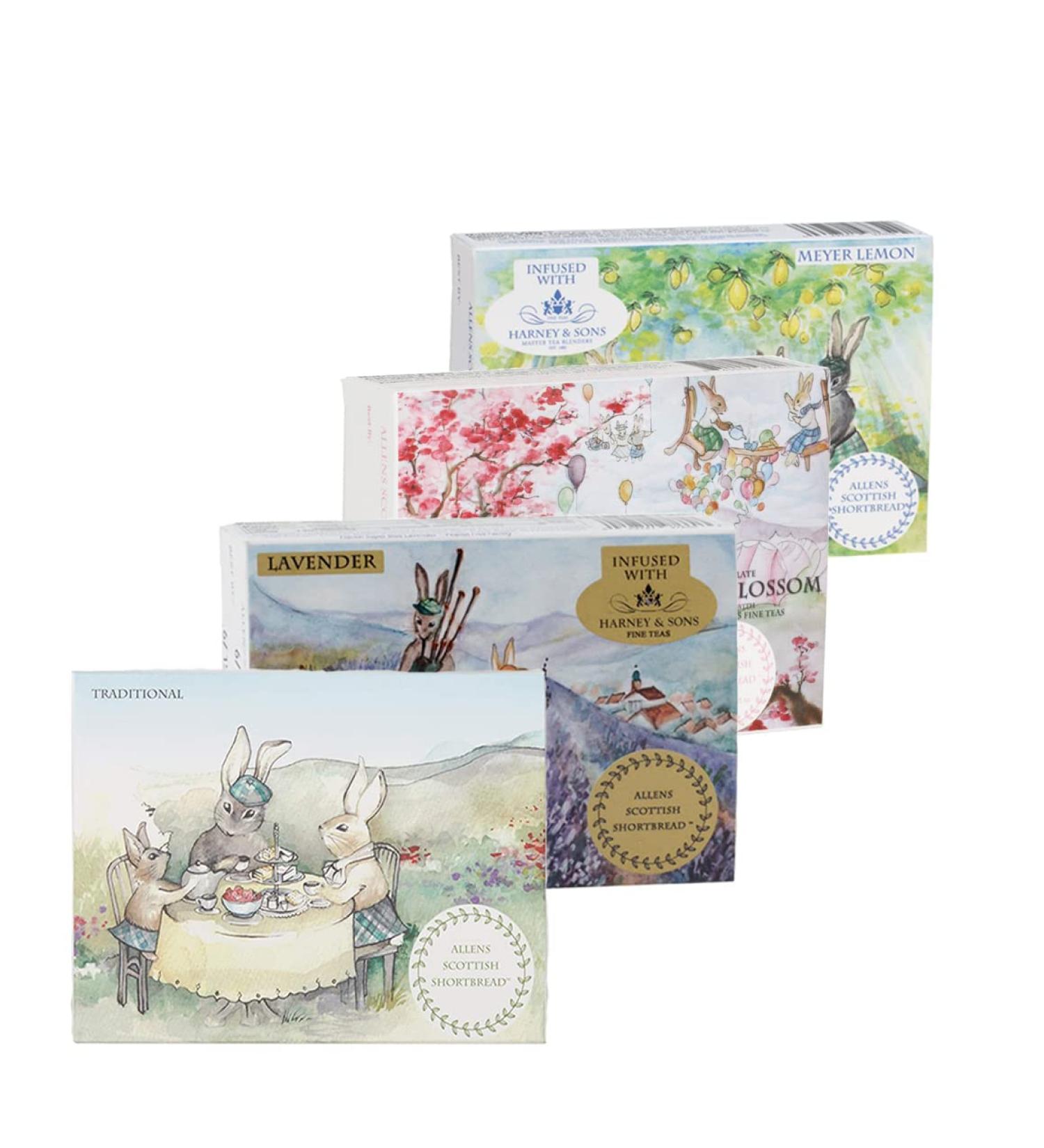 Allen's Scottish Shortbread Spring Flavors 3.25 oz 4 Pack - Delicious Spring Flavors - 4 Pack of 3.25 Ounce Shortbread Cookies - Buy Online on GoSupps.com