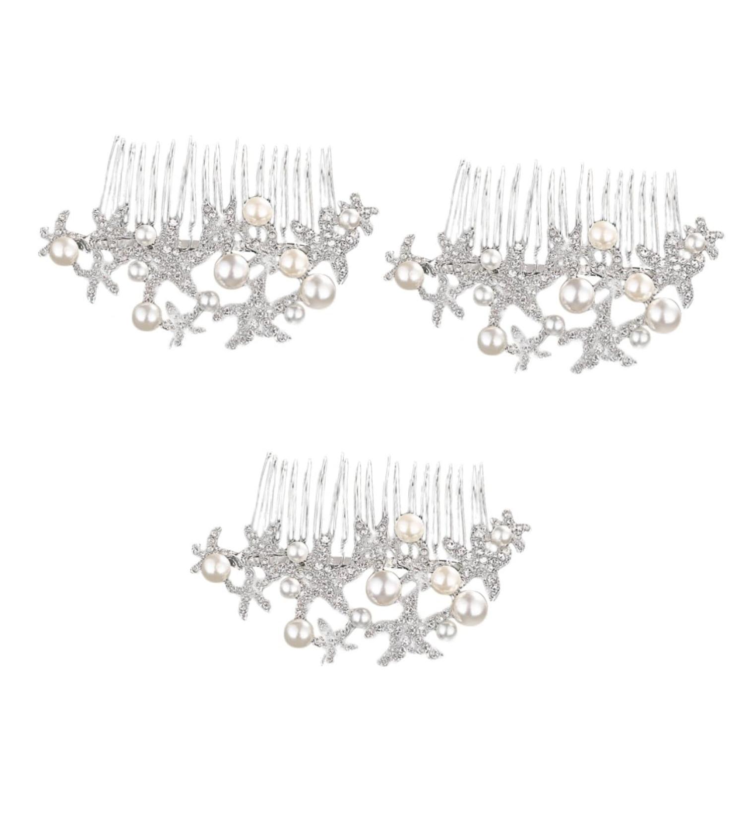 Hair Clip Headband Women Rhinestone Headwear 3pcs Hair Rhinestones Crystal Hair Crystal Rhinestones - Buy Online on GoSupps.com