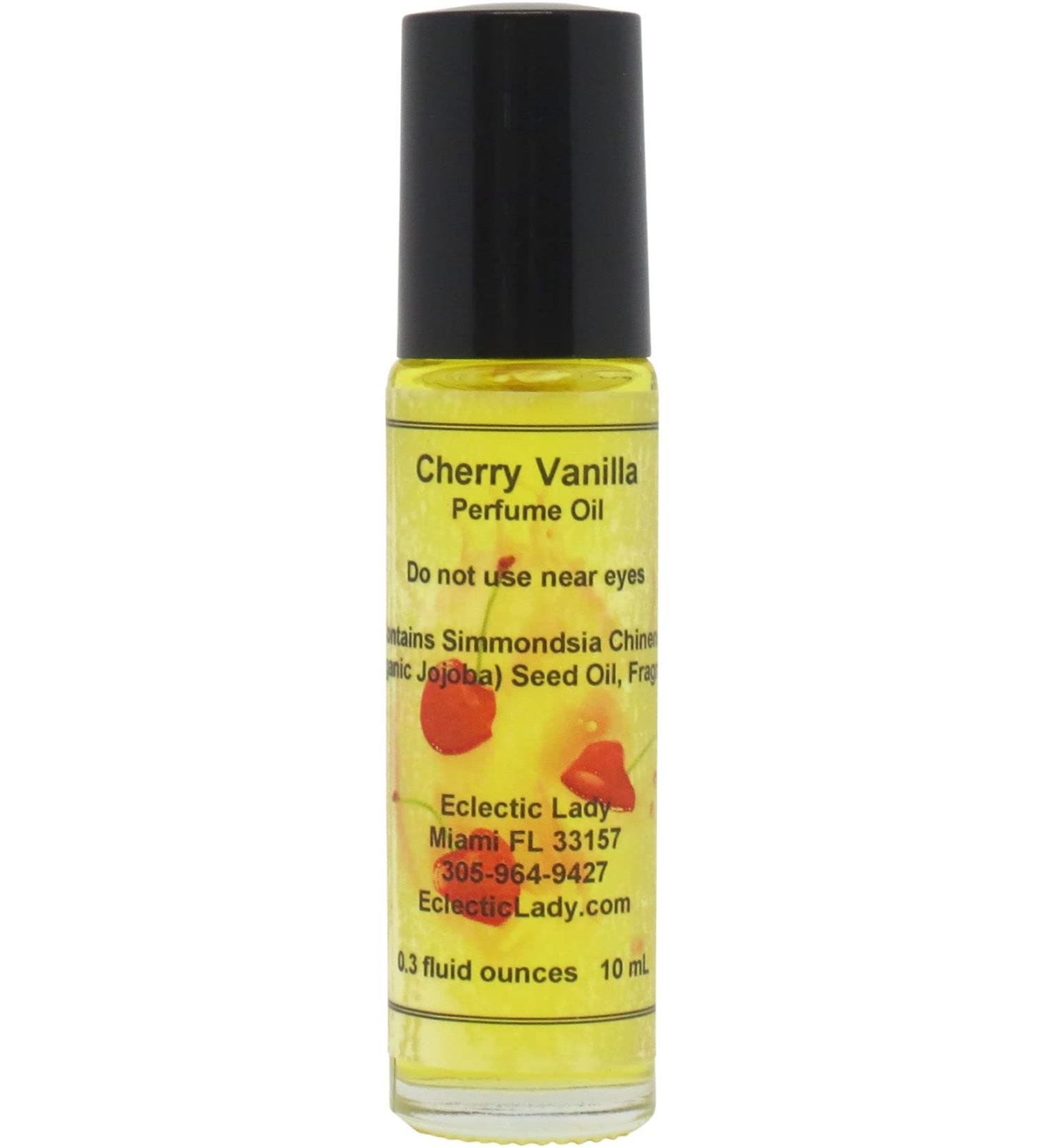 Cherry Vanilla Perfume Oil 0.3 Oz Portable Roll-On Fragrance with Long-Lasting Scent Delightful Essential Oils and Jojoba Oil For Daily Use 0.3 Fl Oz (Pack of 1) - Buy Online on GoSupps.com