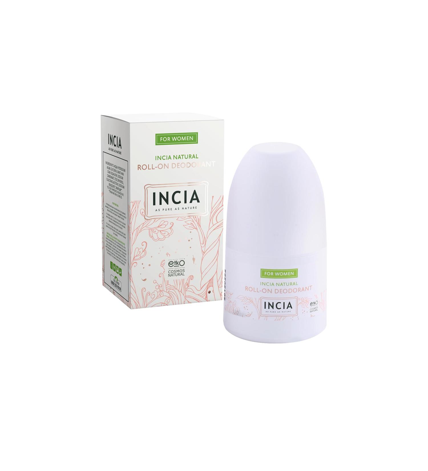 Incia Natural Deodorant for Women - Aluminum Free Unscented Cruelty-Free & Paraben-Free | Sensitive Skin Fresh & Natural Fragrance | 1.76 Fl Oz - Buy Online on GoSupps.com