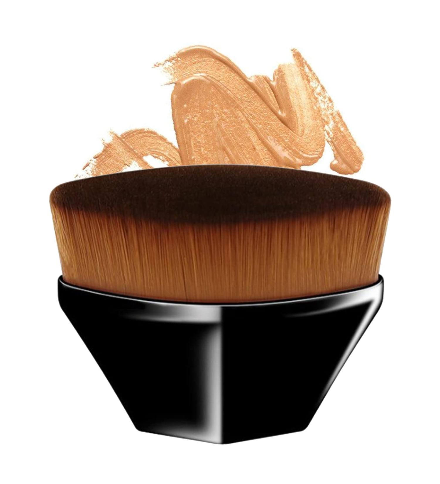 Multifunctional Black Foundation Makeup Brush for Flawless Liquid and Powder Cosmetics - Buy Online on GoSupps.com