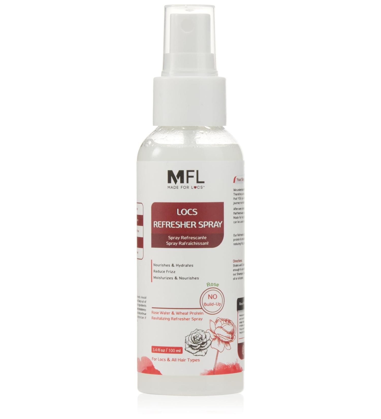 Made For Locs Vegan Rose Water Refresher Spray | Locs Moisturizer | Locs Deodorizer | Amazing Scents (Cherry Blossom 3.4 oz) Cherry Blossom 3.4 Fl Oz (Pack of 1) - Buy Online on GoSupps.com