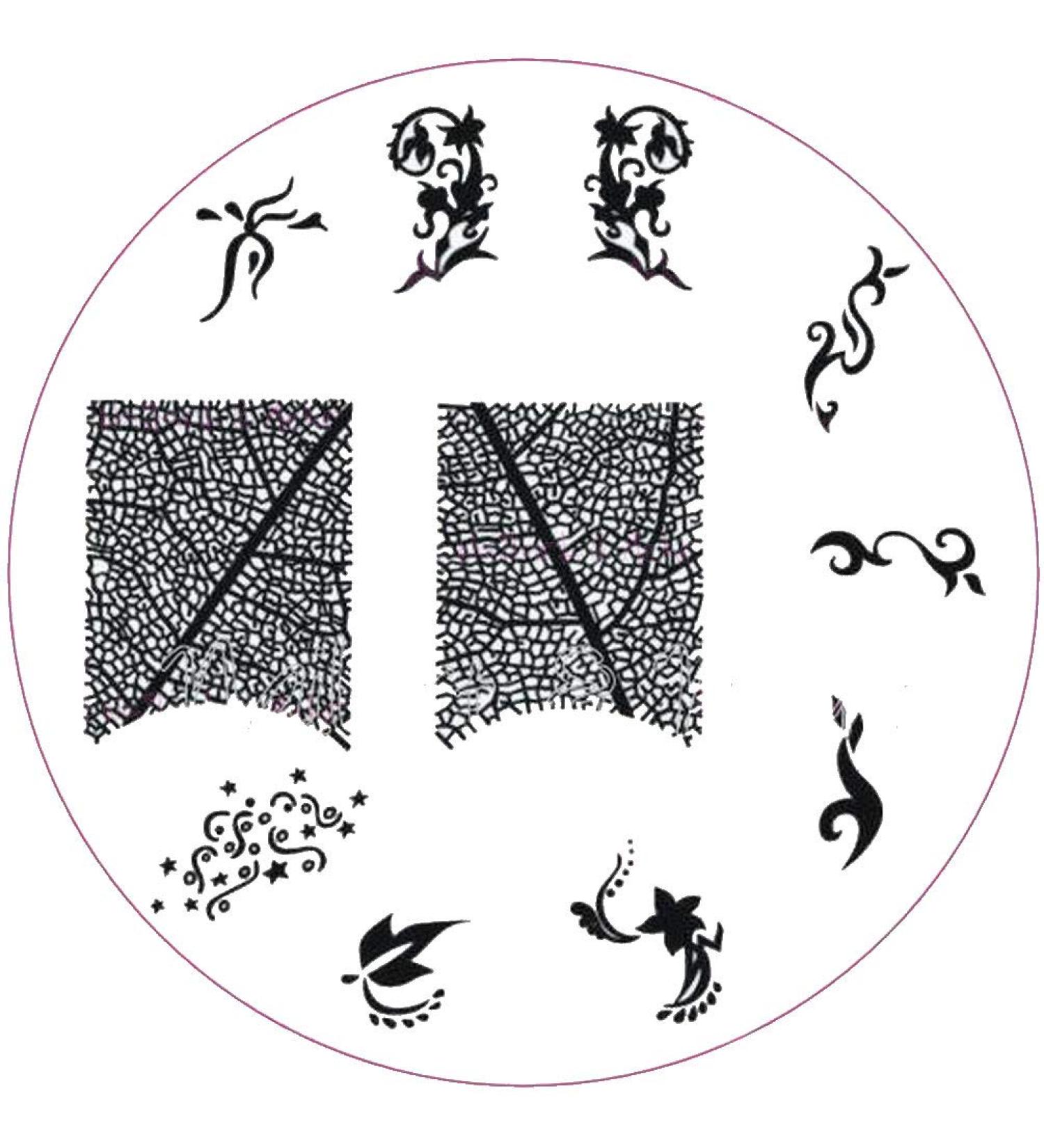 STAMPING STENCIL # A-20 Skeleton Leaves