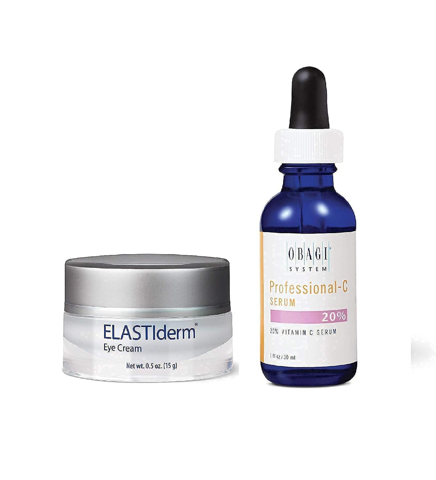 Obagi ELASTIderm Eye Cream & Professional C Serum 20% - Vitamin C Facial Serum - Buy Online on GoSupps.com