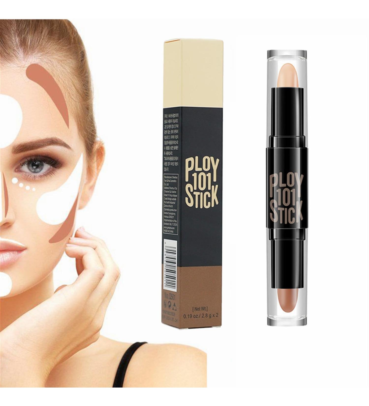  Rakiuty Contouring Makeup Concealer Contouring Stick Highlighter Stick Makeup Contouring Double-Headed Concealer Stick Natural Color - Buy Online on GoSupps.com