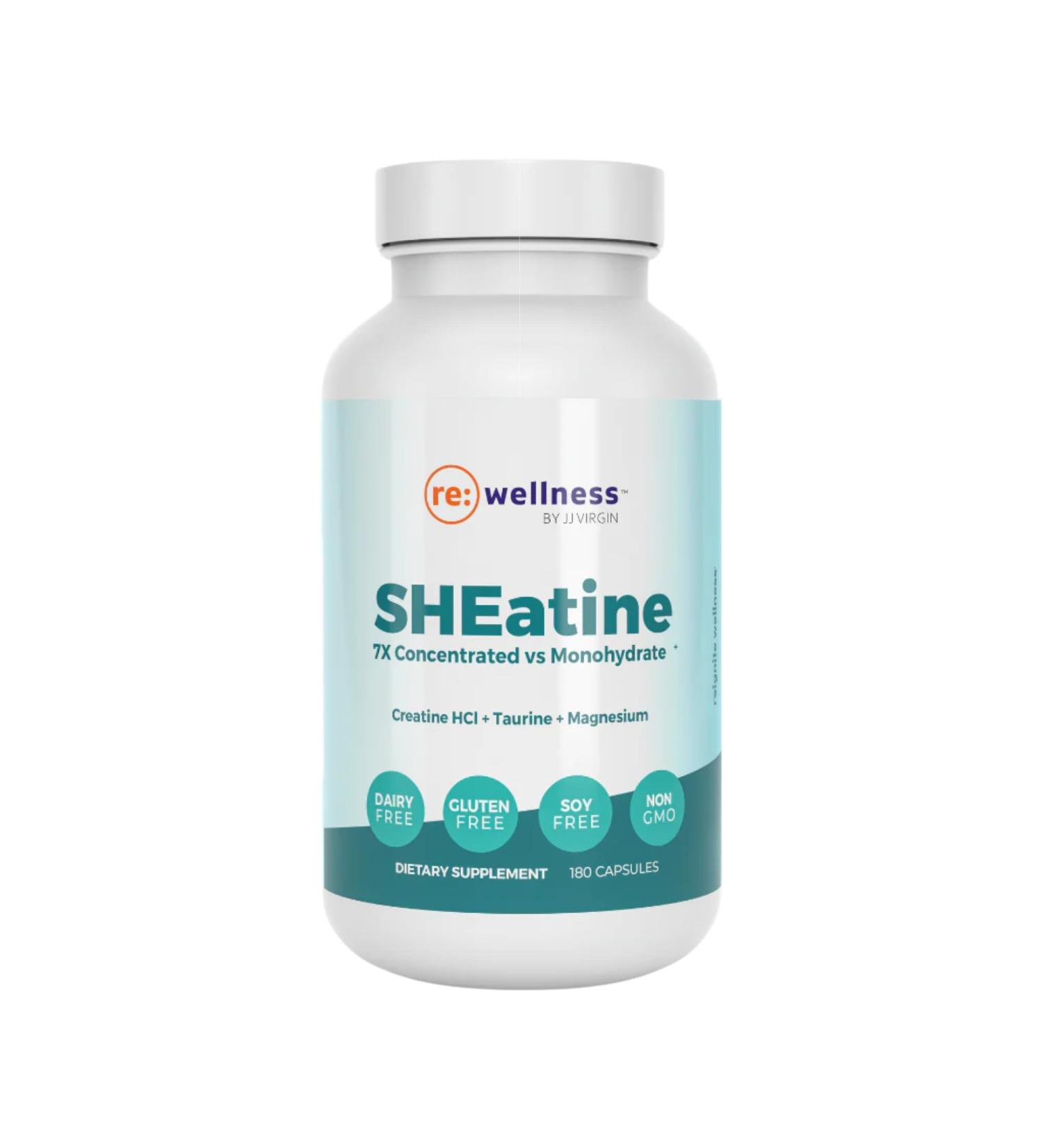 Reignite Wellness by JJ Virgin | SHEatine | Creatine HCL, Taurine & Magnesium Glycinate | 180 Capsules - Buy Online on GoSupps.com