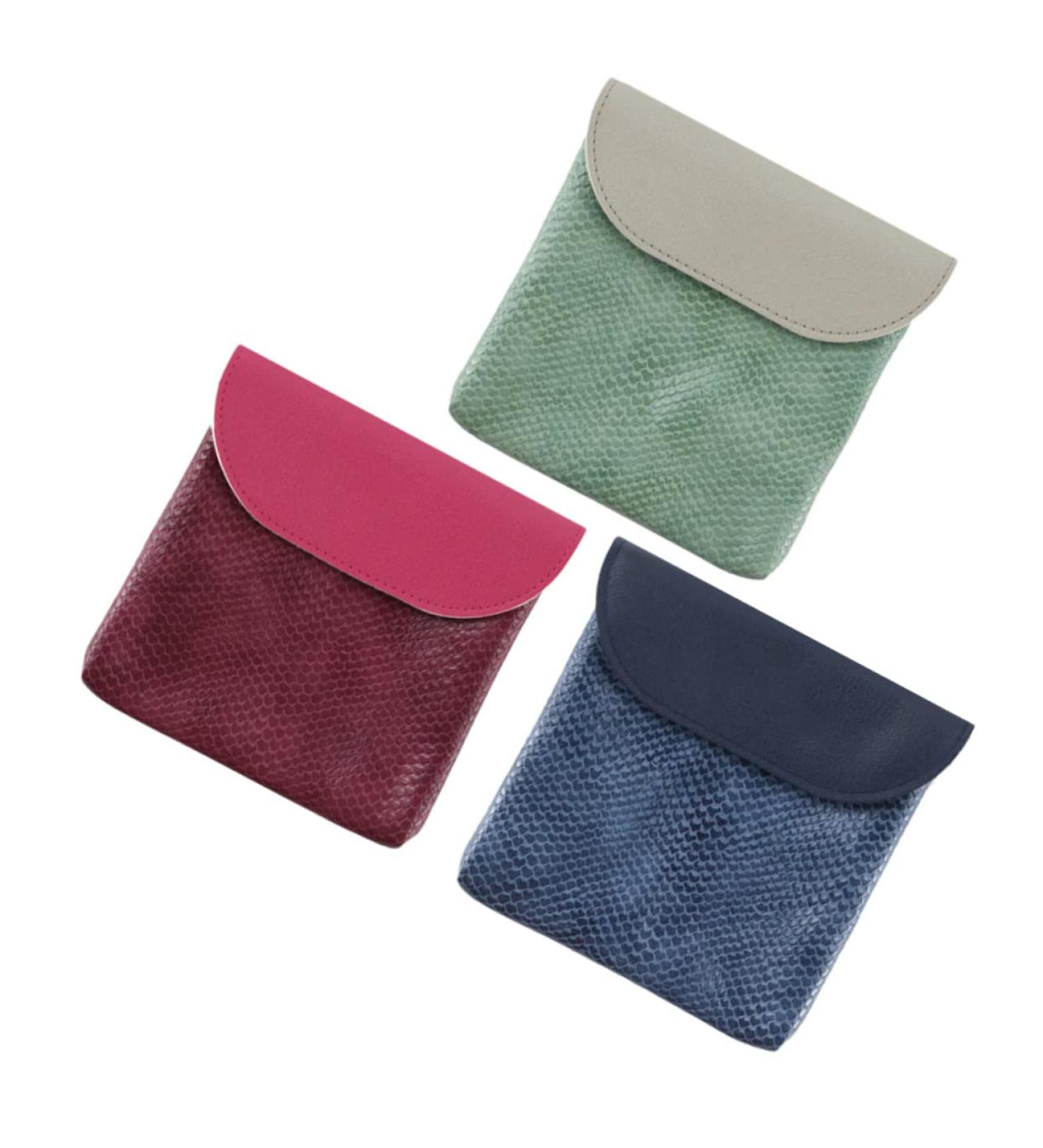 Supvox Women's Bandage & Tampon Storage Bag | PU Sanitary Holder for Menstrual Products | Travel Hygiene Organizer - Buy Online on GoSupps.com