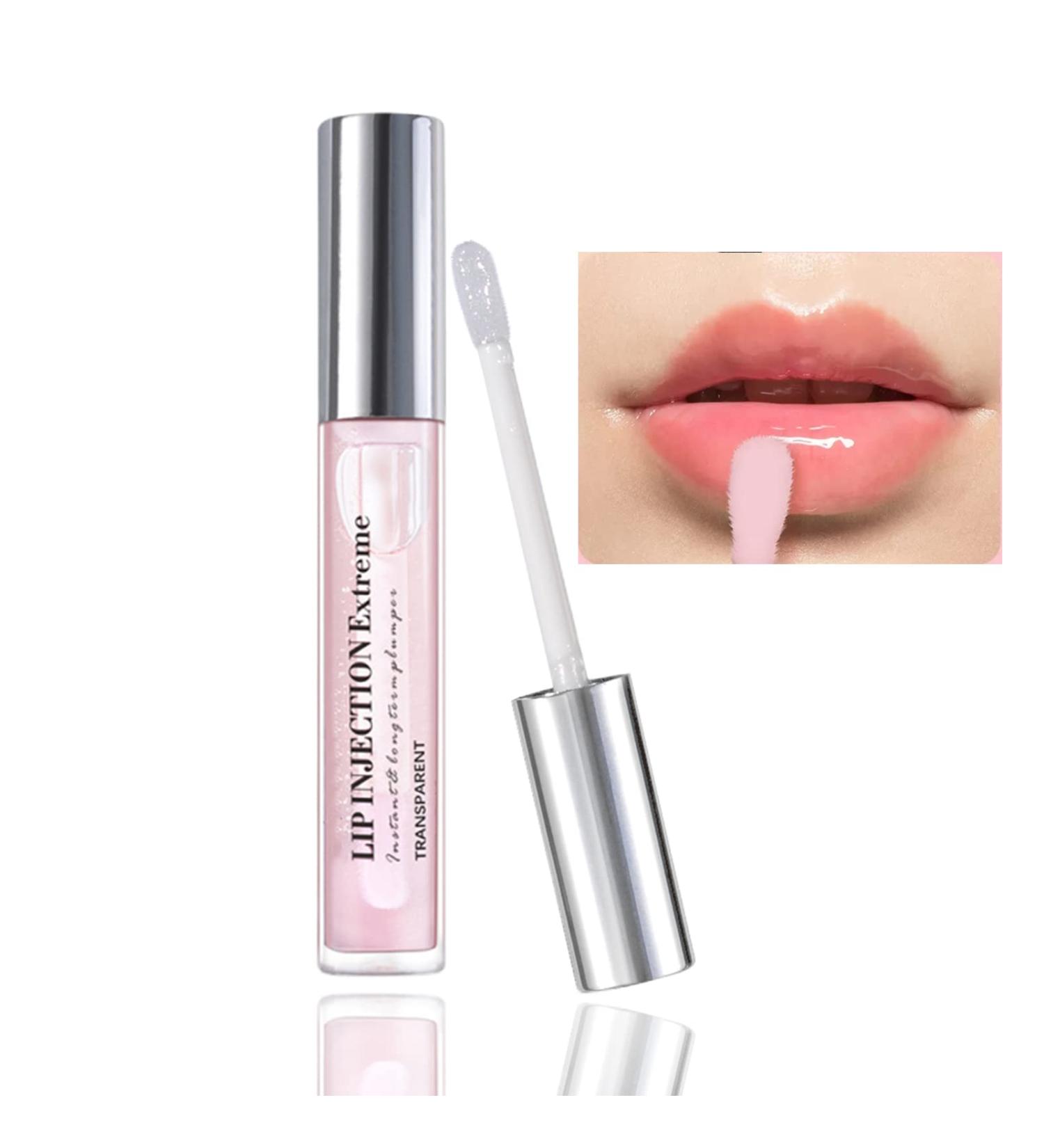 Lip Injection Extreme Lip Plumper for Women - Gloss Base for Plumping, Lightening & Moisturizing Dry Lips - Buy Online on GoSupps.com